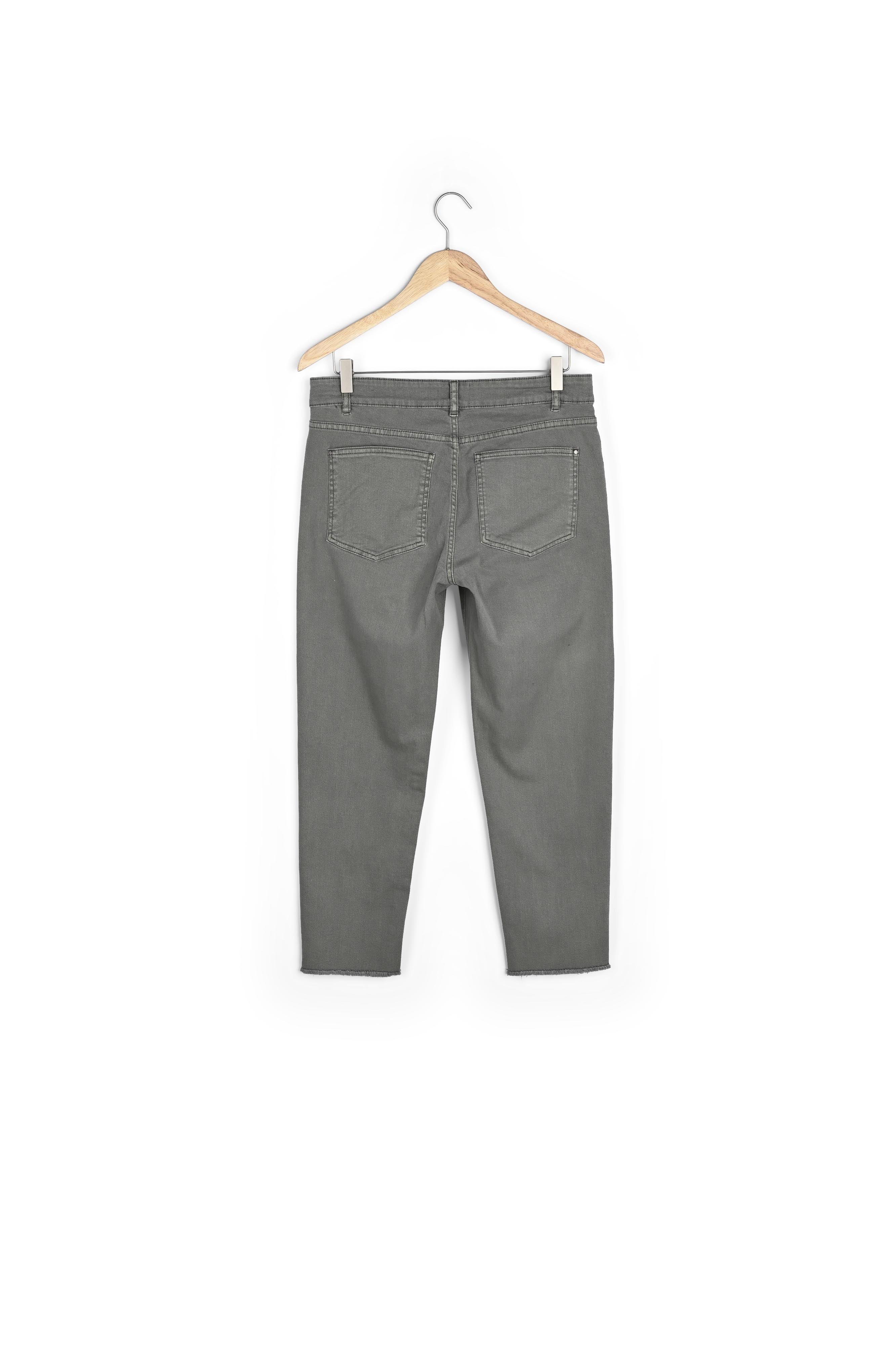 Jean en coton kaki clair Pearl Faume - seconde main