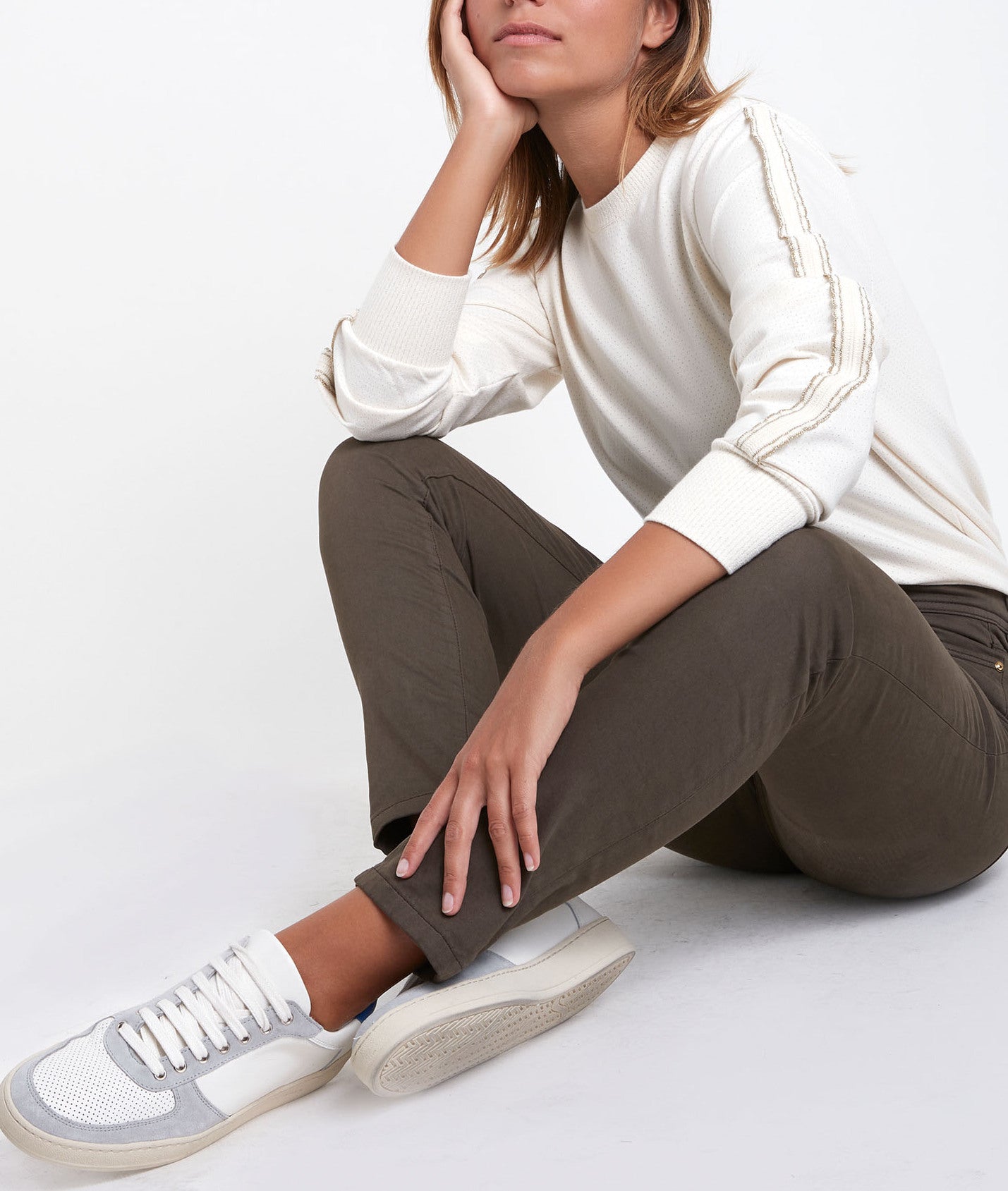 Sweat à pois Devon Faume - seconde main