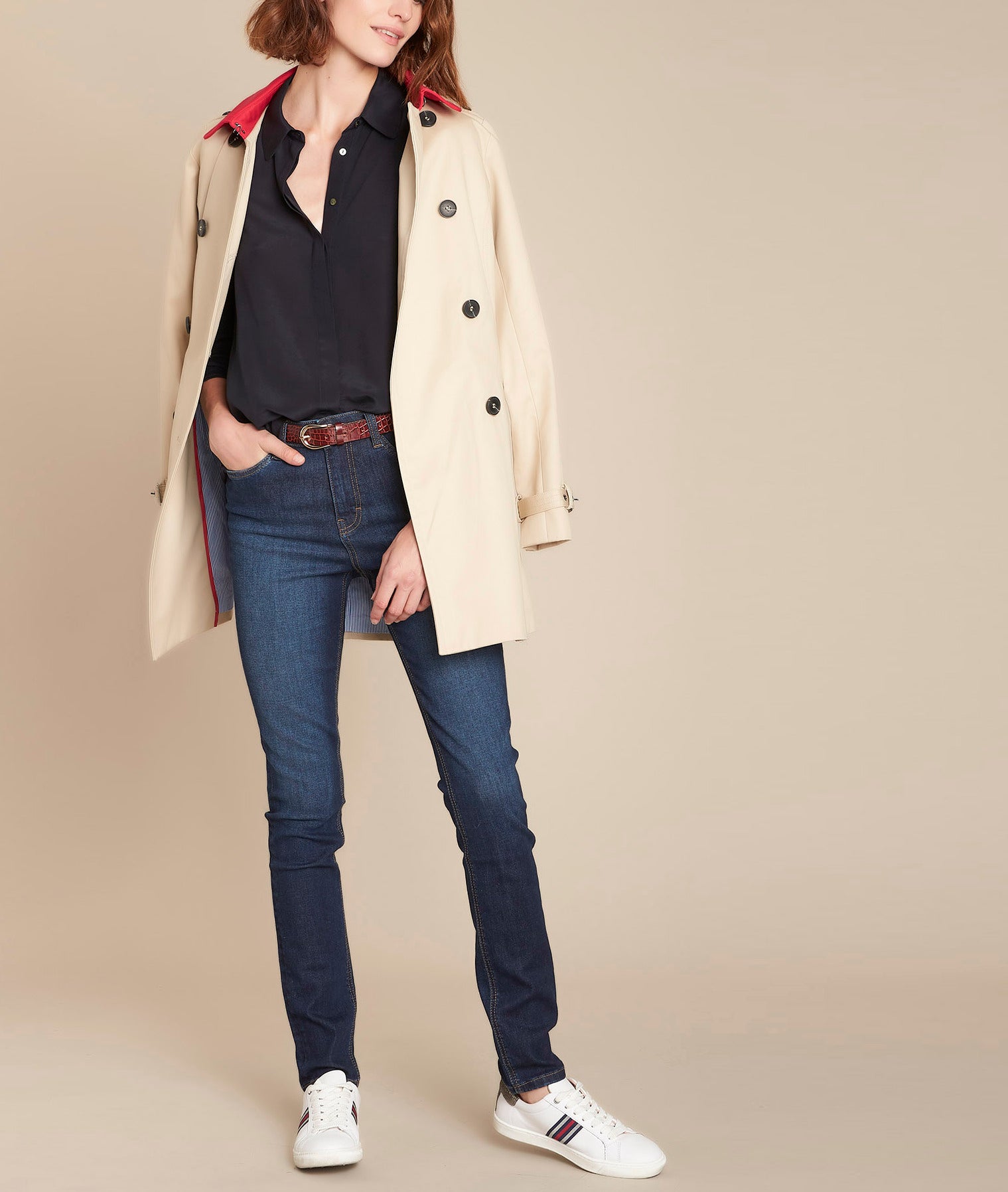 L'Elégant push-up : jean slim brut Salima Faume - seconde main