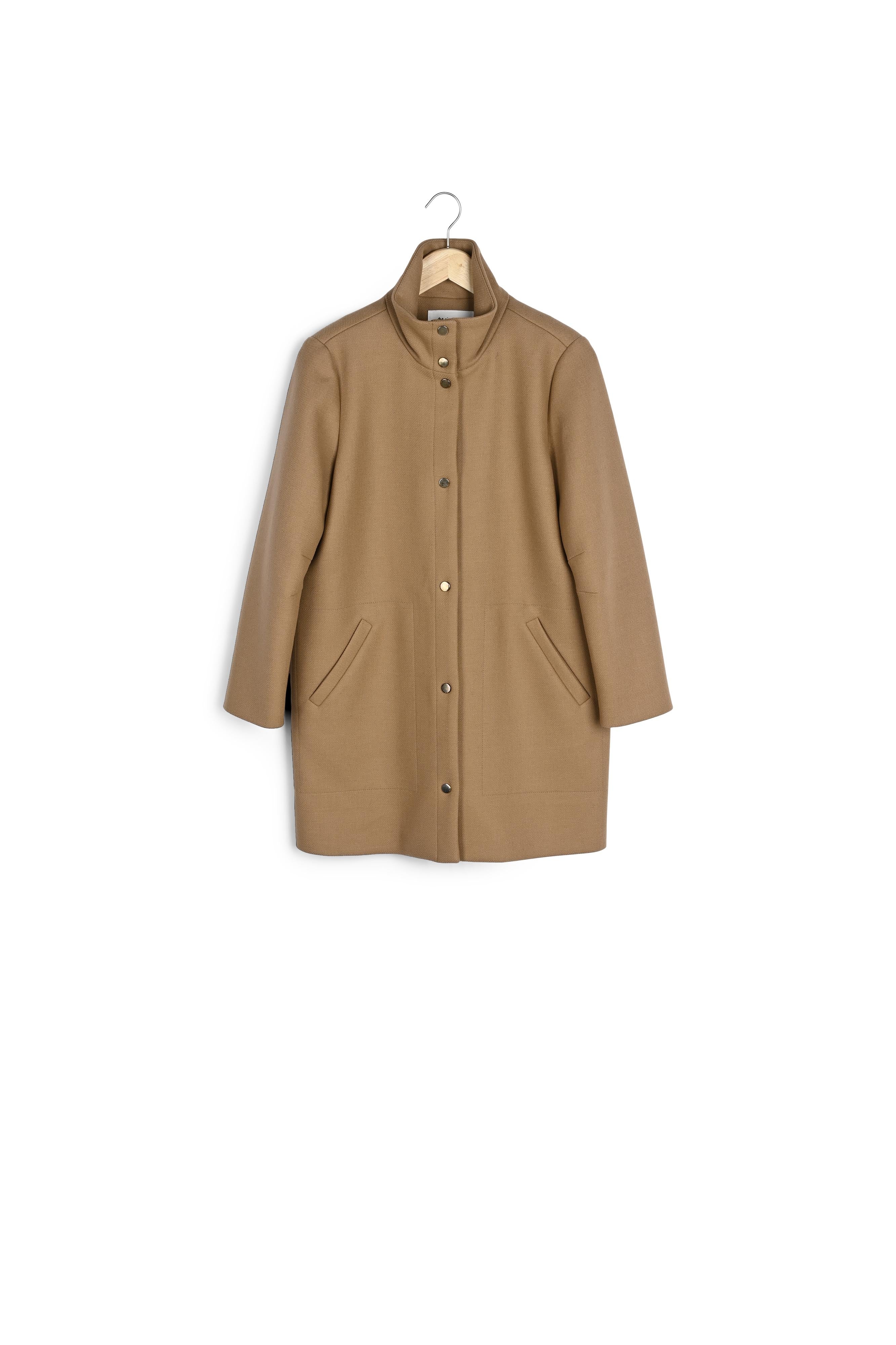 Manteau en laine camel Mambo Faume - seconde main