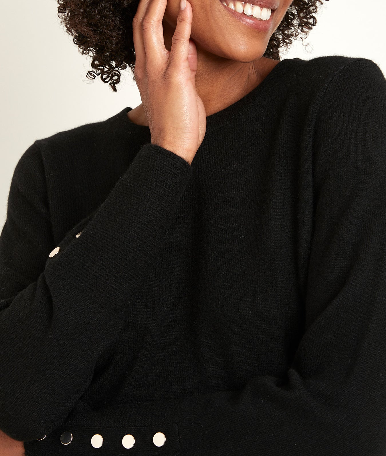 Pull en cachemire noir River Faume - seconde main