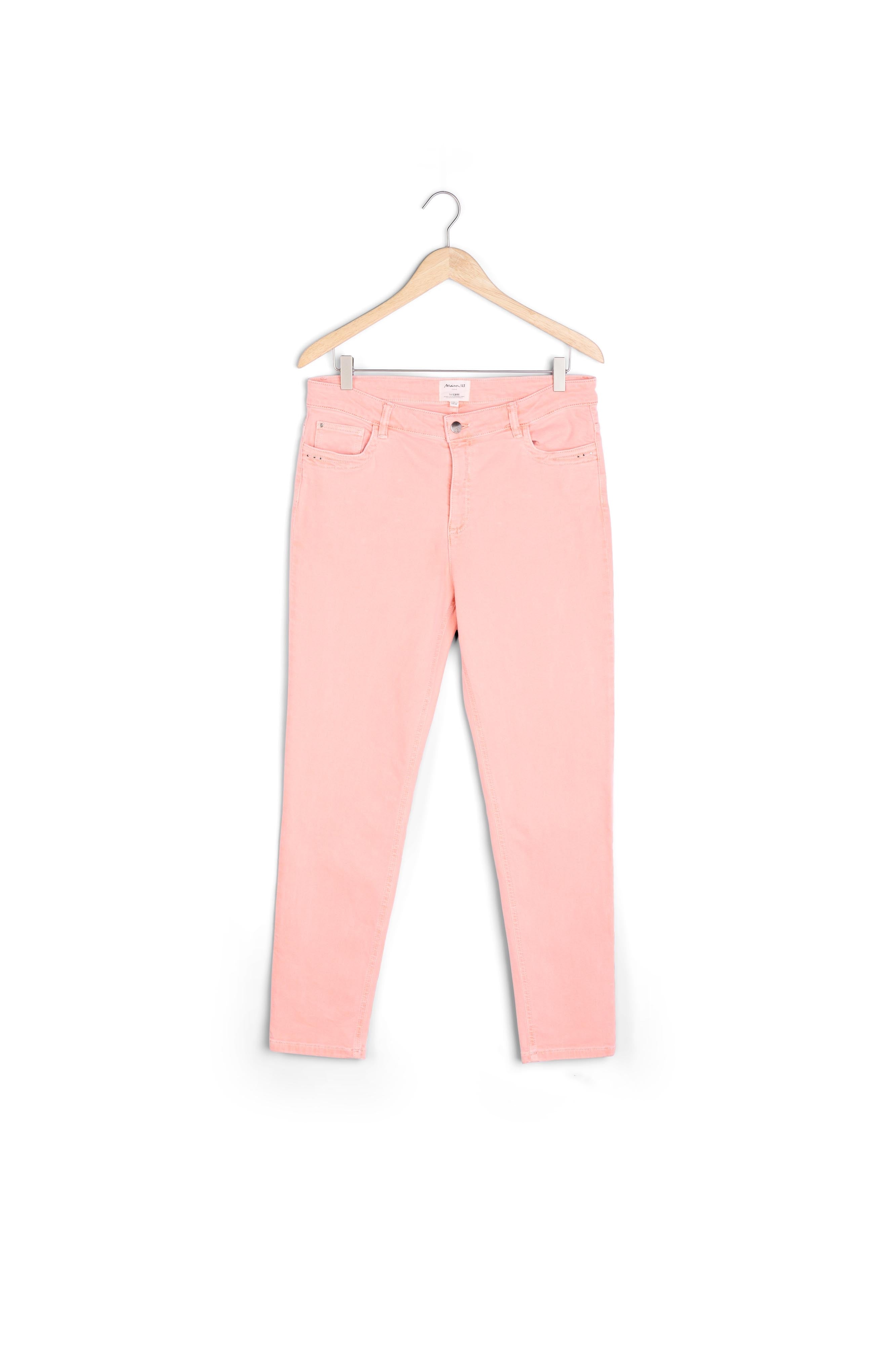 Jean slim en coton bio abricot Suzy Faume - seconde main