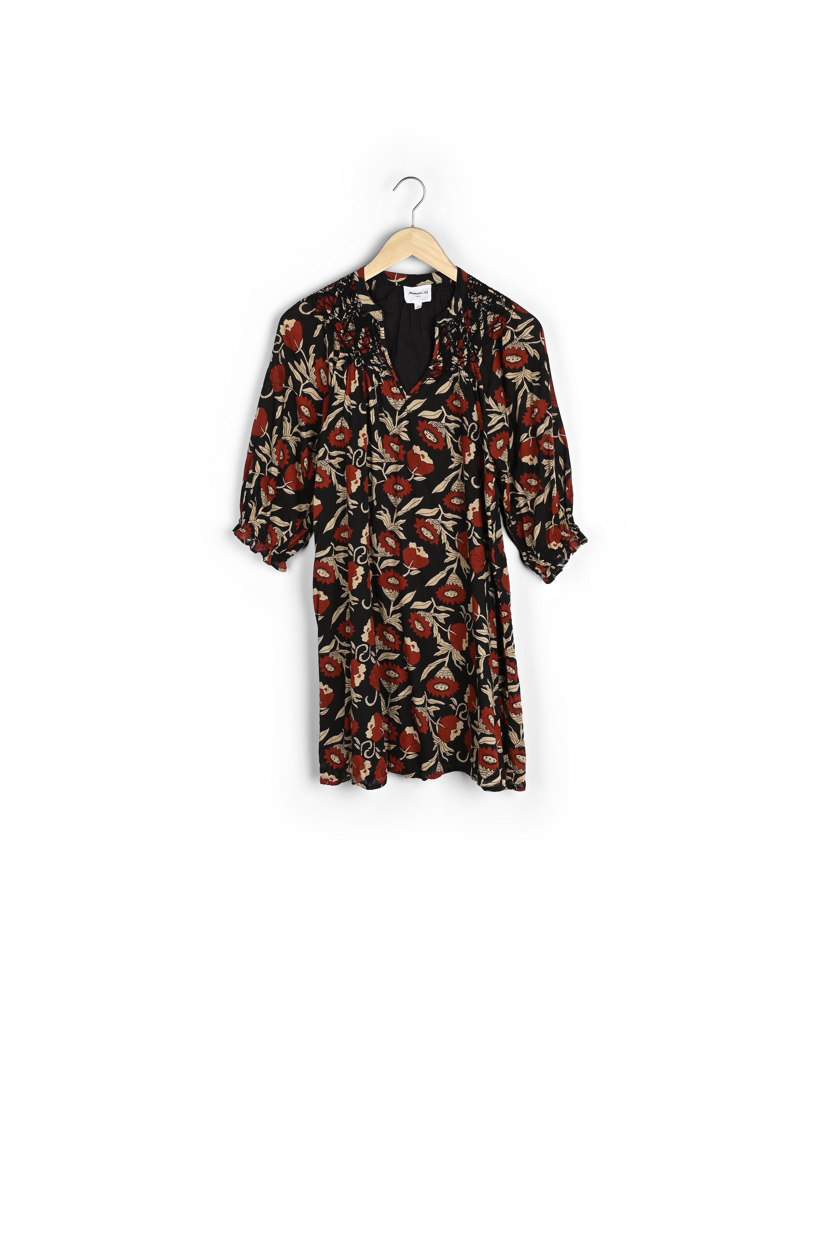 Robe courte en coton noir Nibellule Faume - seconde main