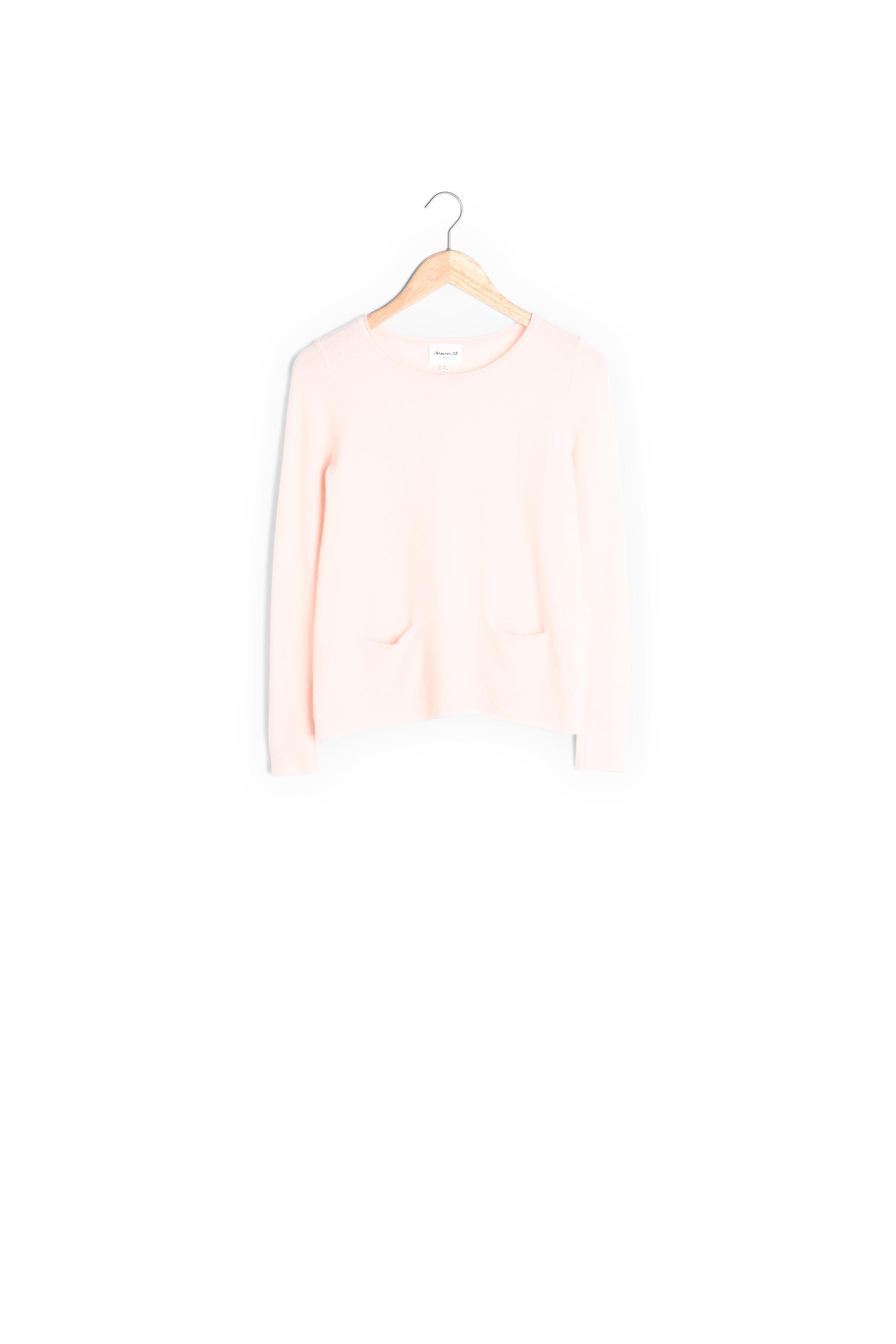 Pull rose poudre en cachemire Fog Faume - seconde main