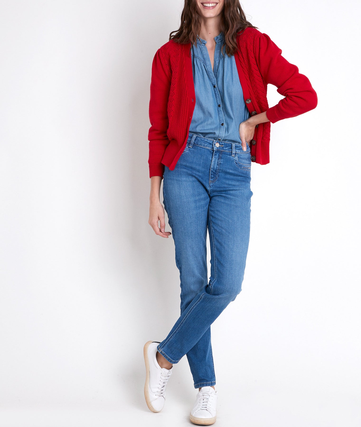 Blouse en denim Taly Faume - seconde main