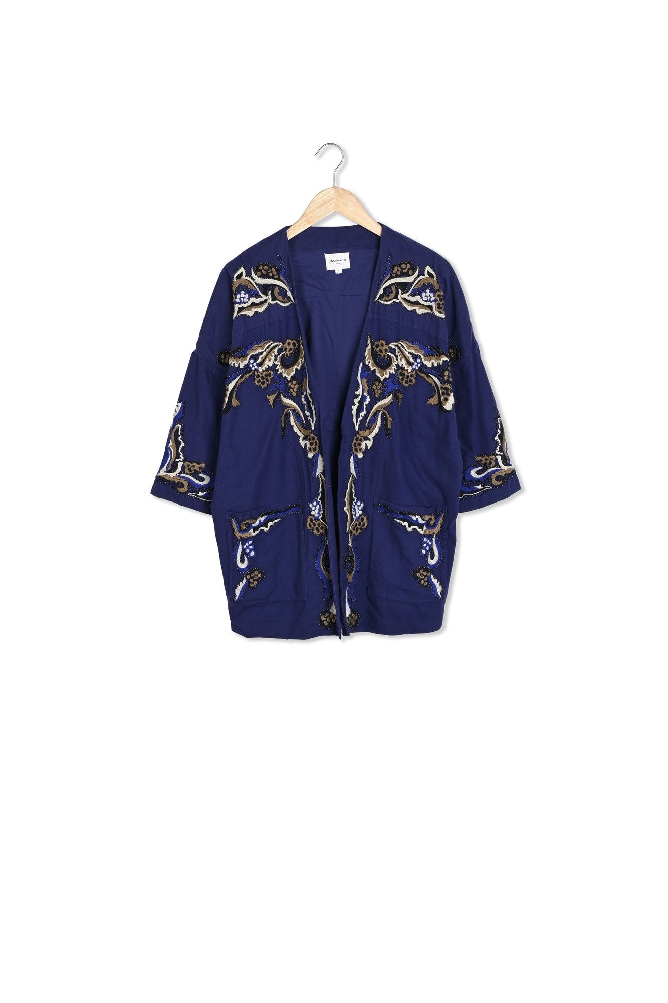 Veste NOURIA brodée en coton Faume - seconde main