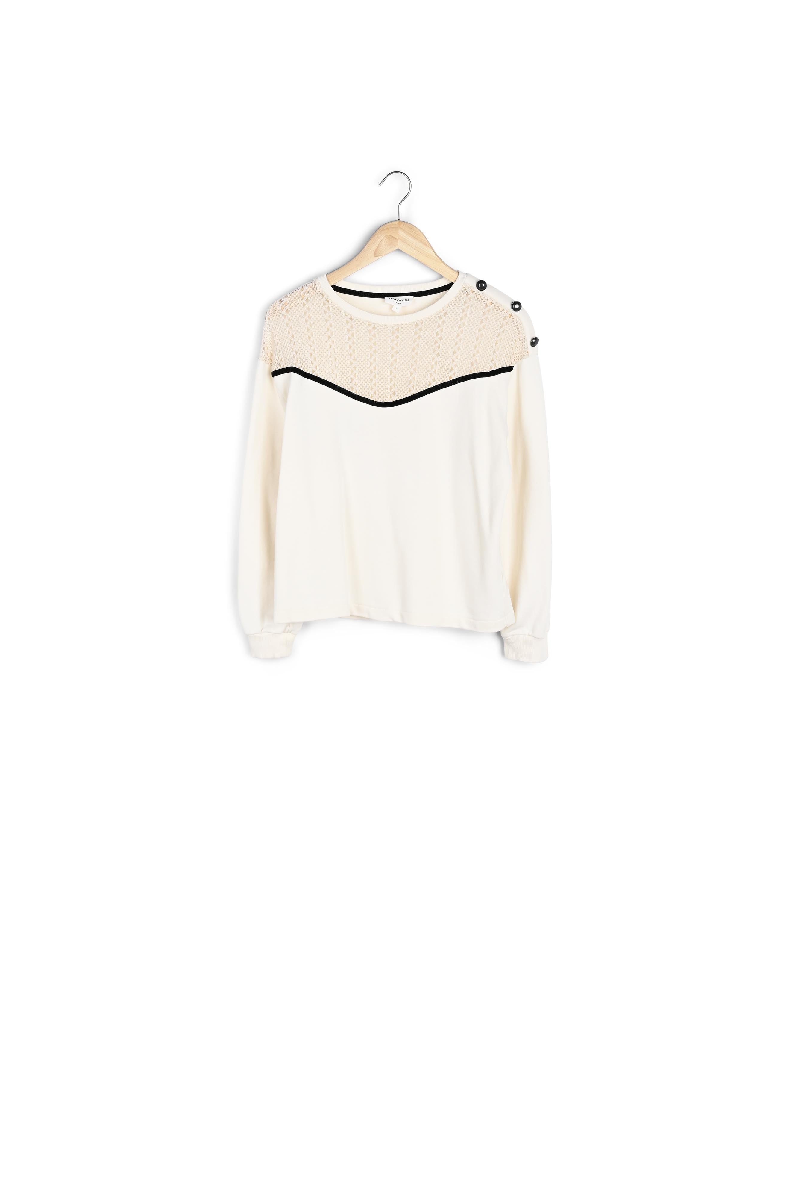 Sweat à dentelle Dimitri Faume - seconde main