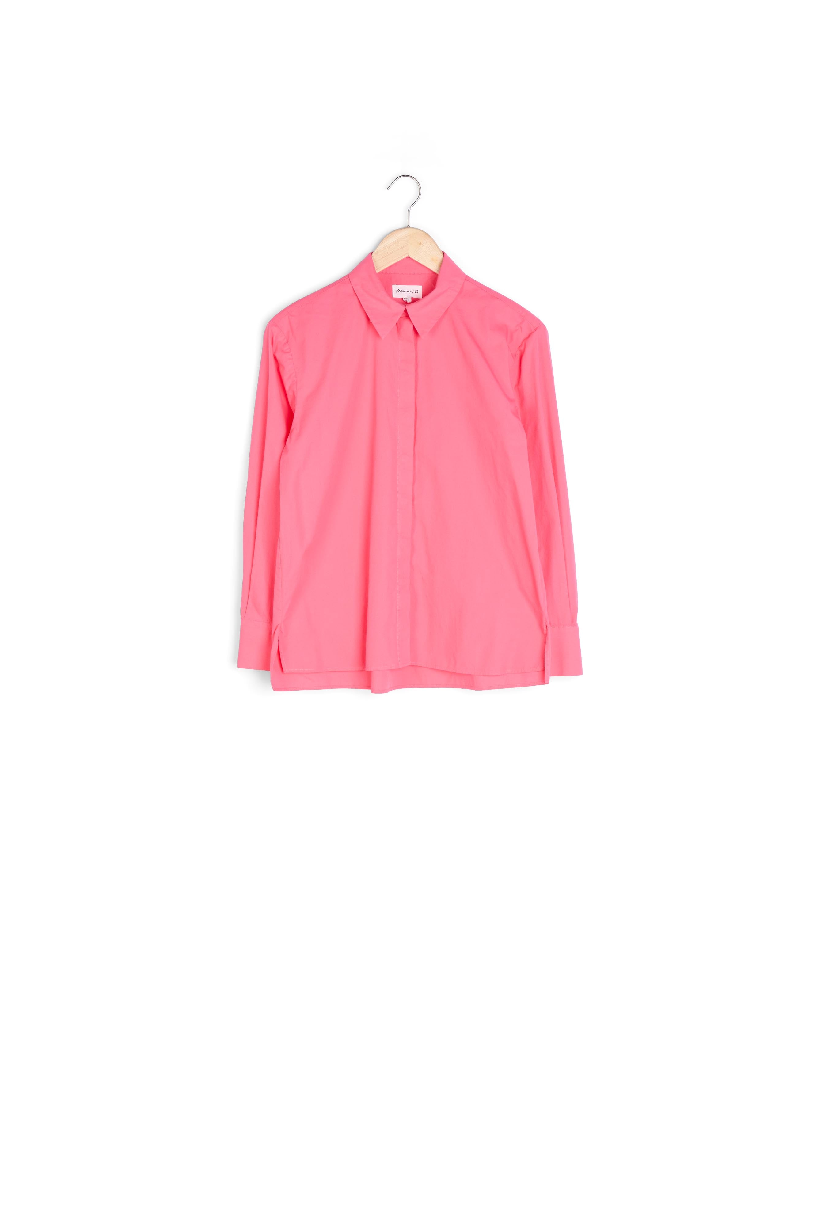 Chemise impeccable en coton rose Esmeralda Faume - seconde main