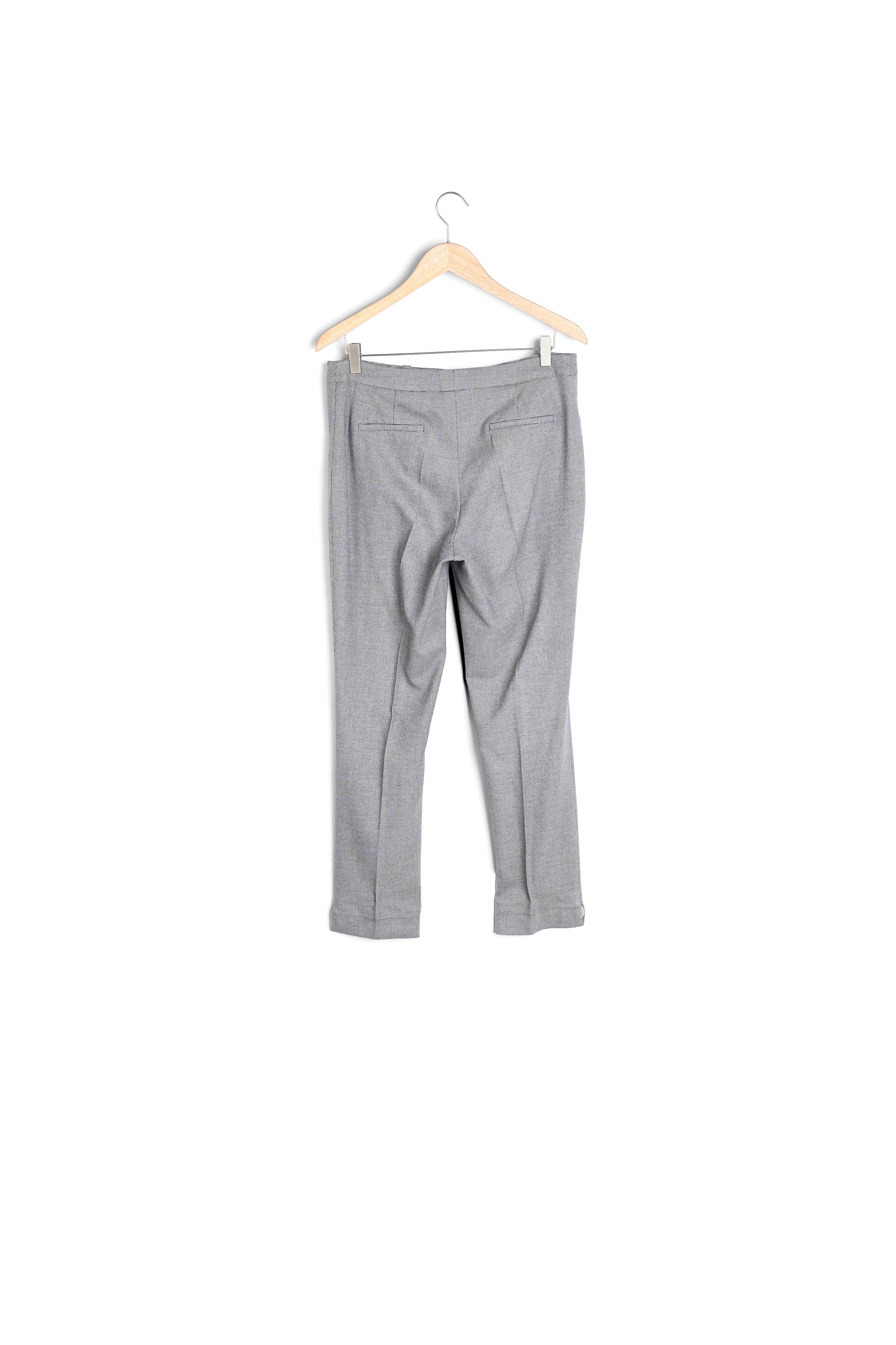 Pantalon gris chiné cigarette Eloi Faume - seconde main