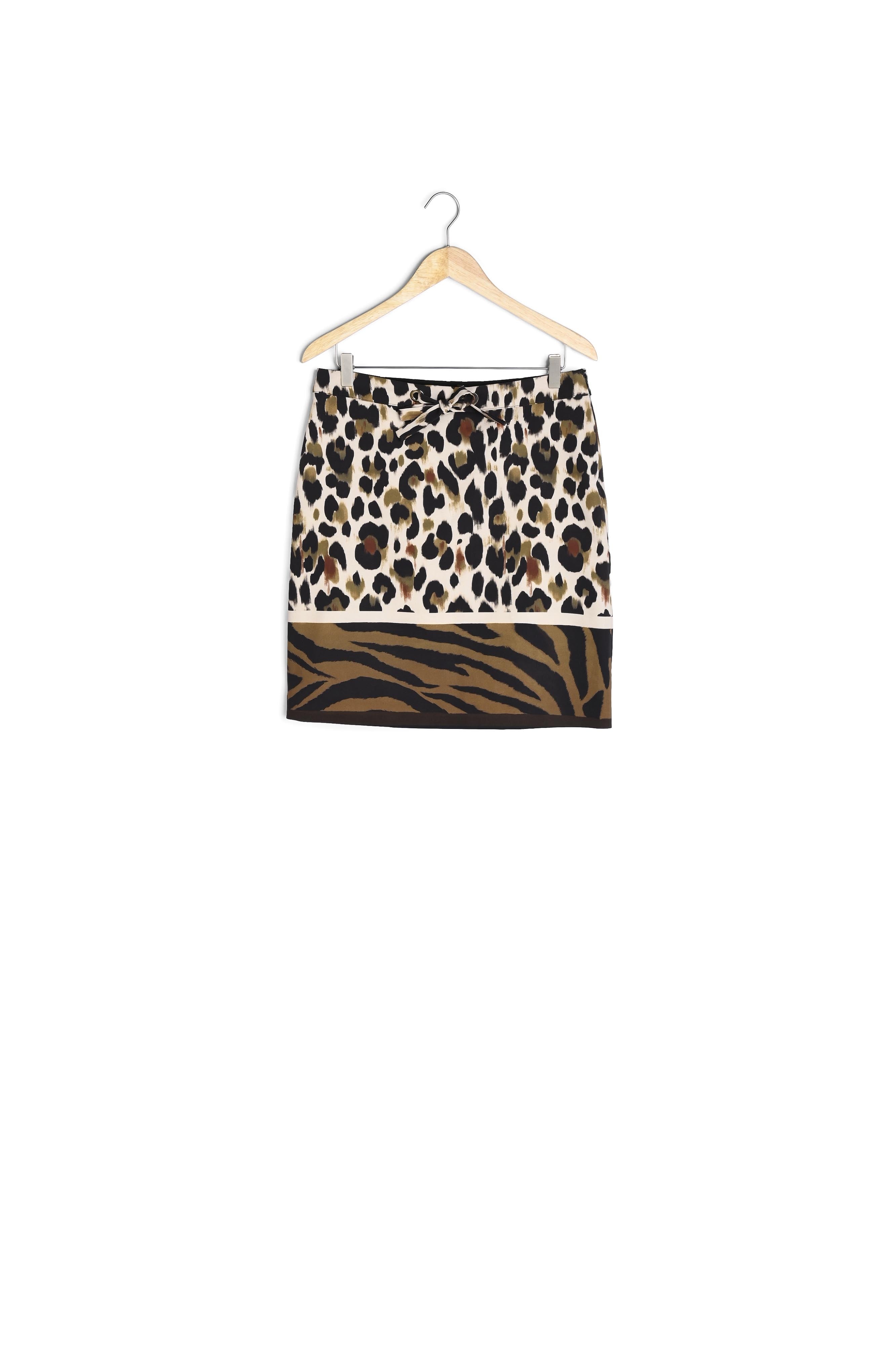 Jupe imprimé peau de bête Kurtis Faume - seconde main