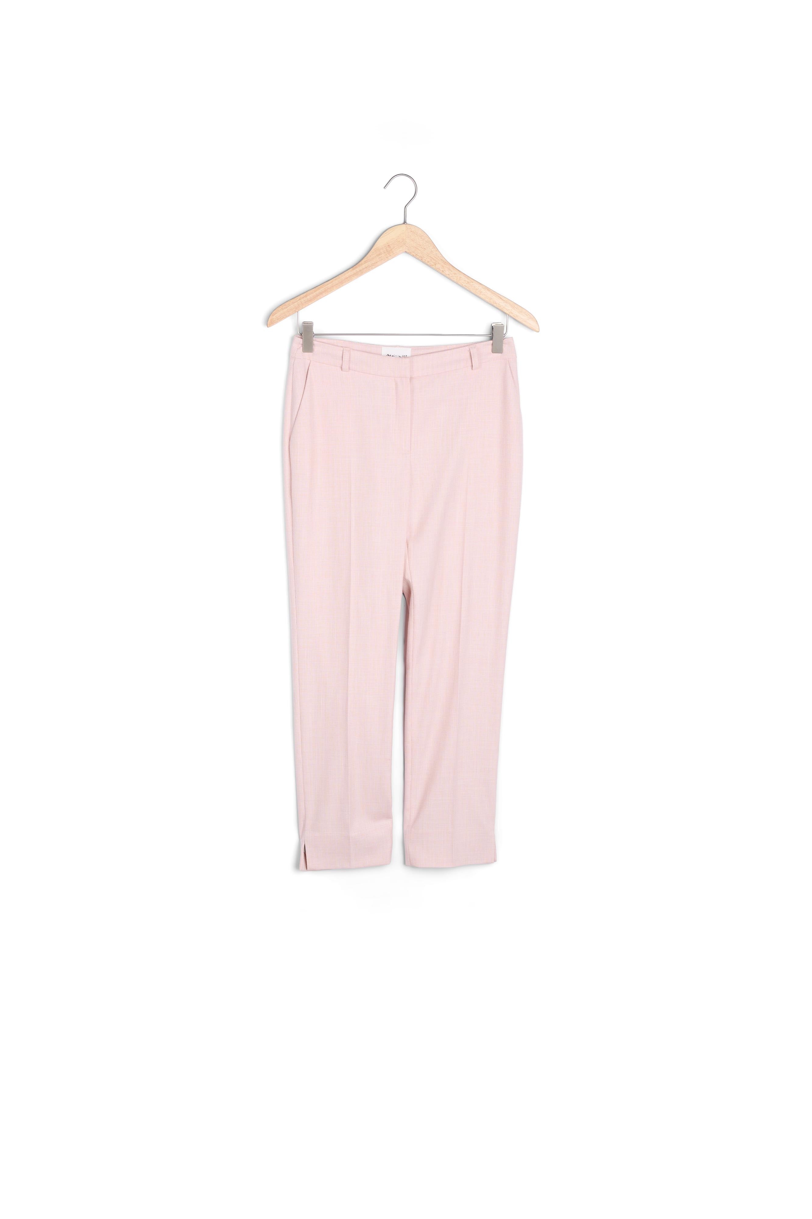 Pantalon cigarette nude Suzanne Faume - seconde main