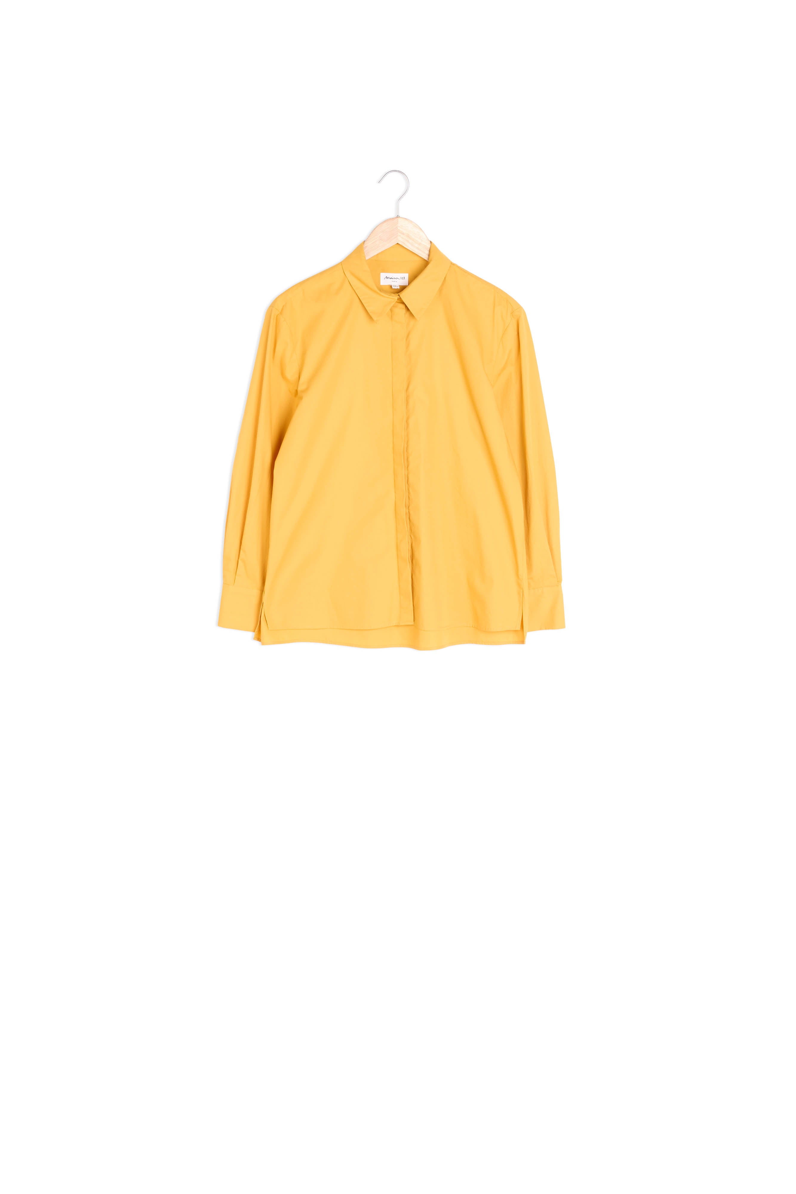 Chemise impeccable en coton jaune Esmeralda Faume - seconde main