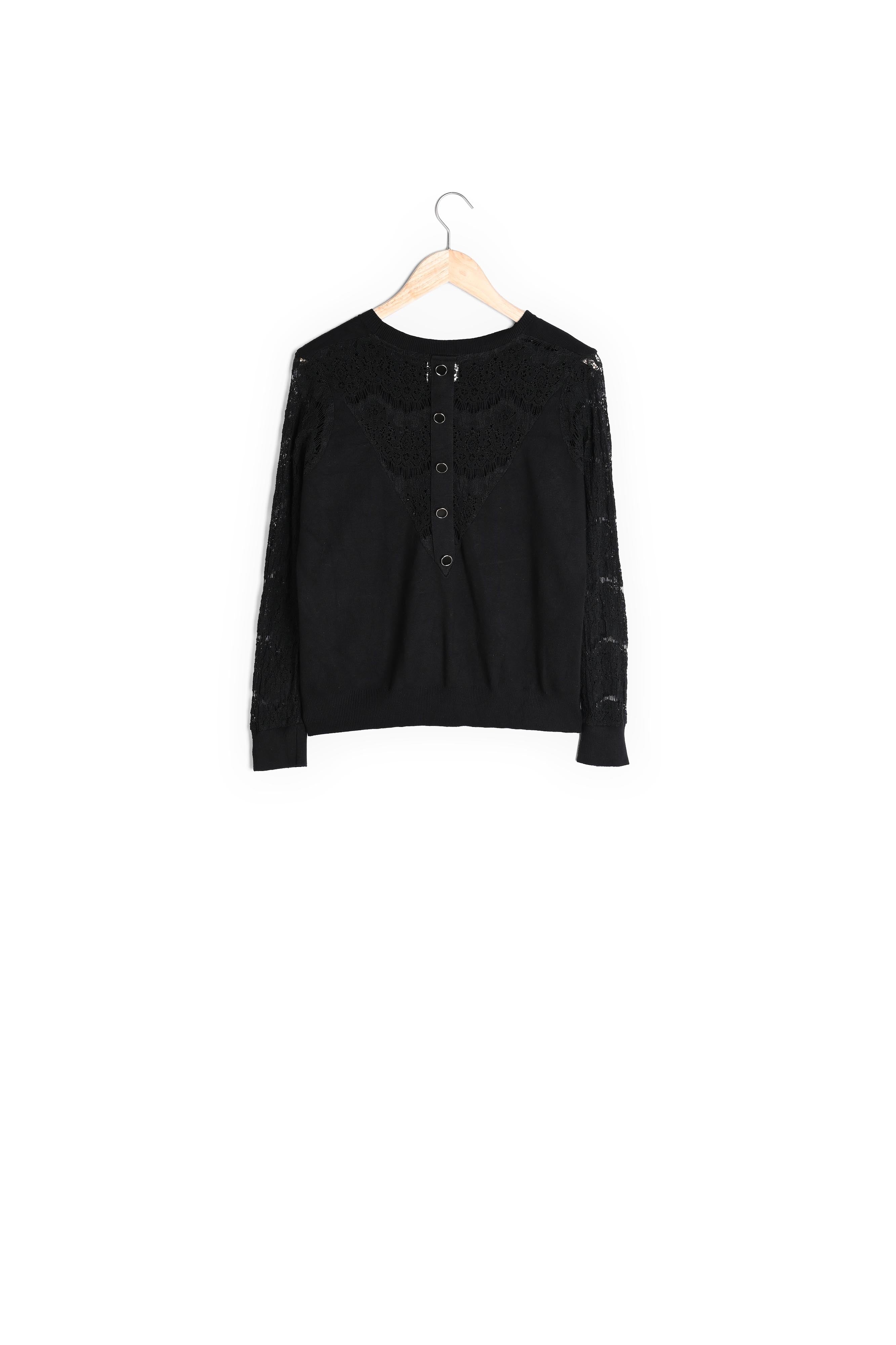 Pull à dentelle Romane Faume - seconde main