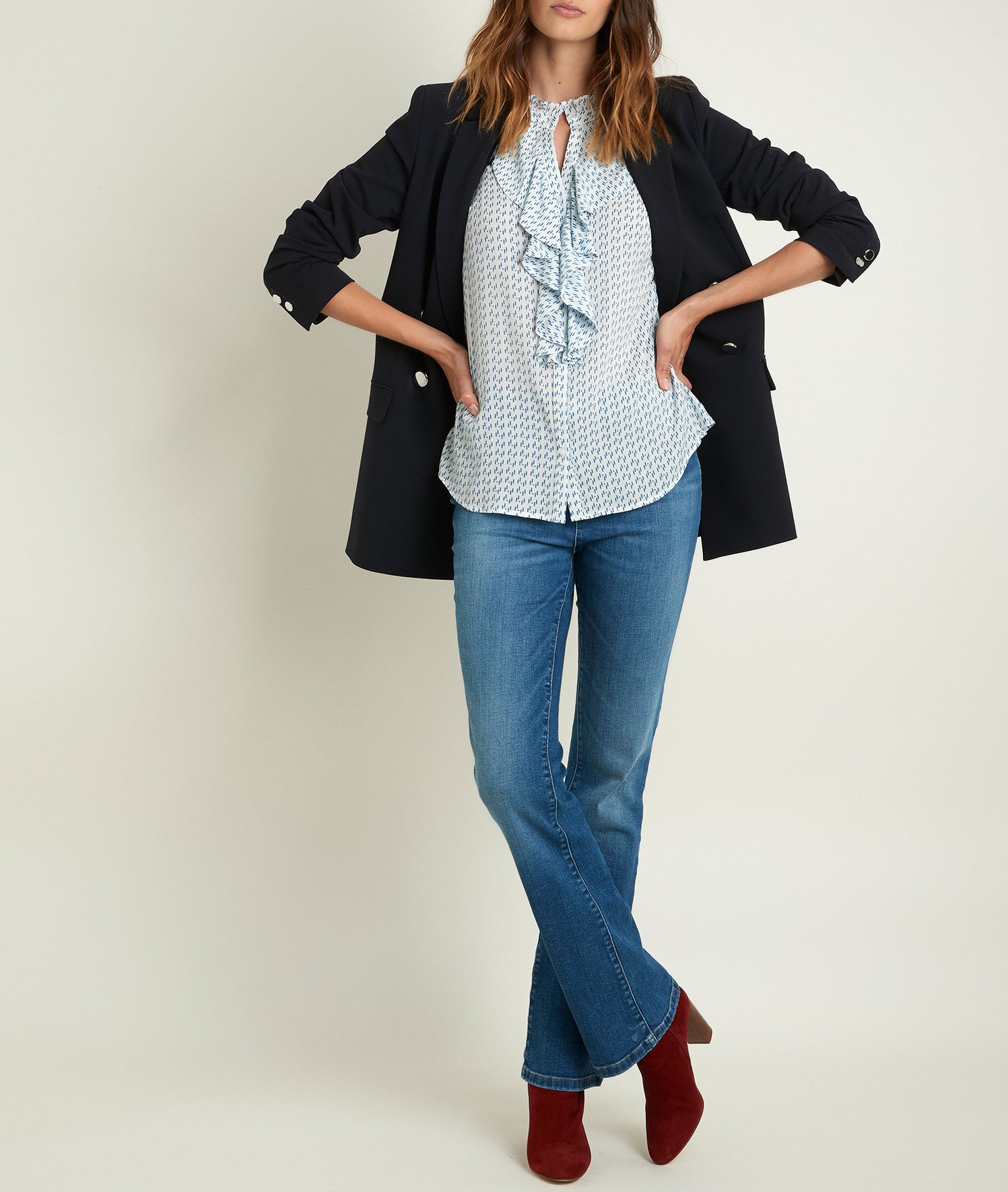 Blouse imprimée Judith Faume - seconde main