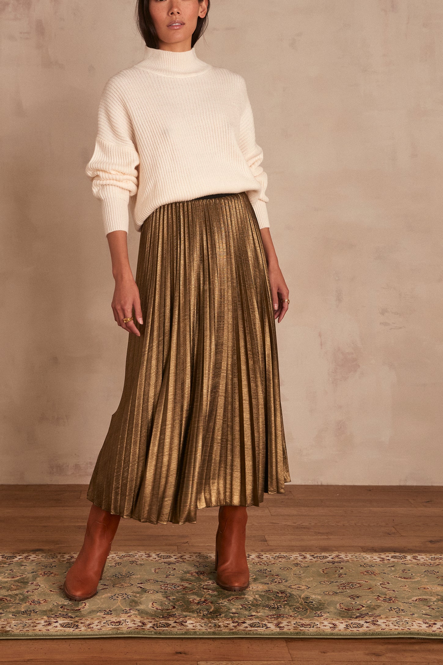 Jupe plissée TOSCA Faume - seconde main