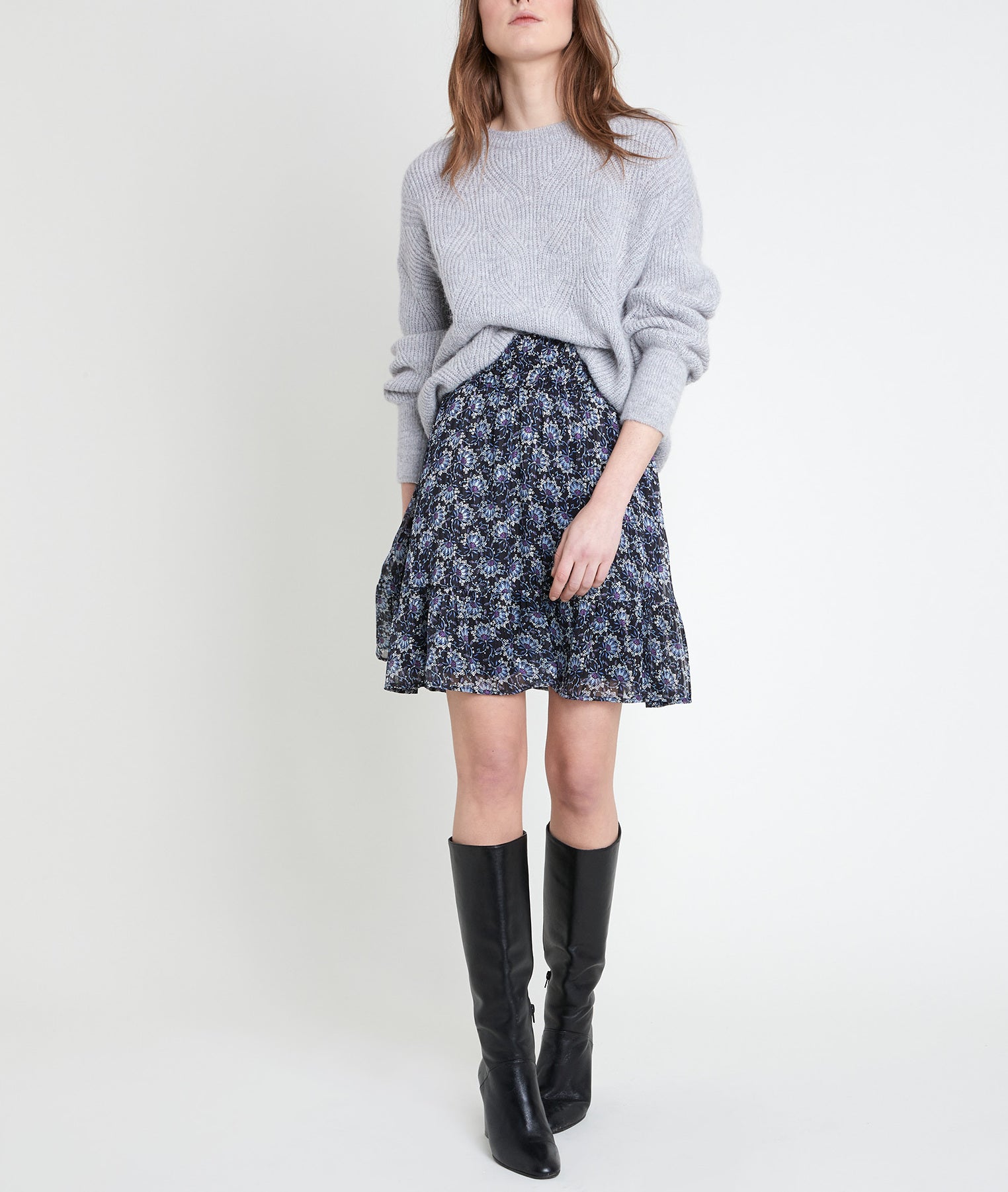 Jupe courte imprimée Gaelle Faume - seconde main