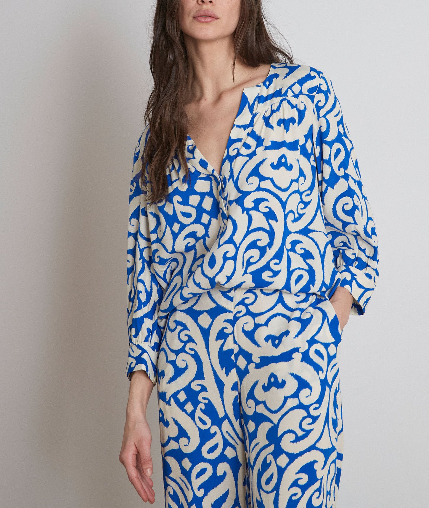 Blouse Loana Faume - seconde main