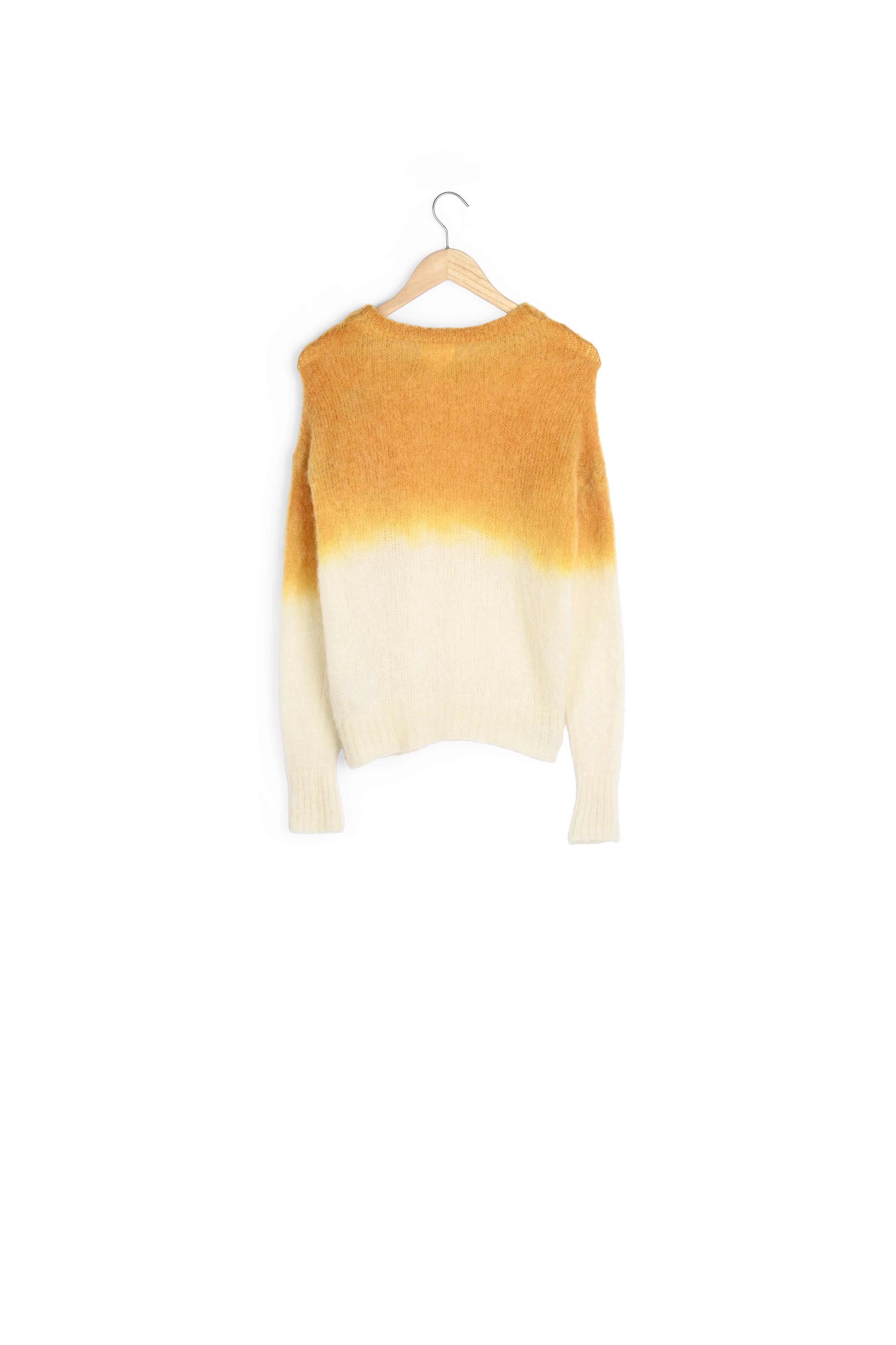 Pull en mohair tie and dye jaune Twist Faume - seconde main