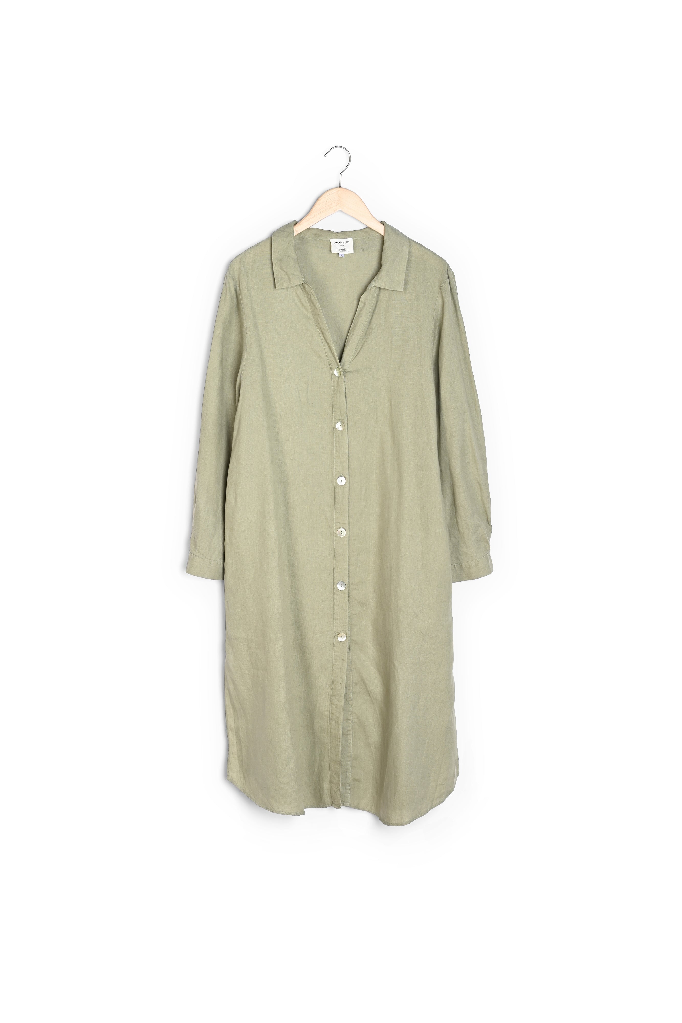 Robe chemise en lin Aicha Faume - seconde main