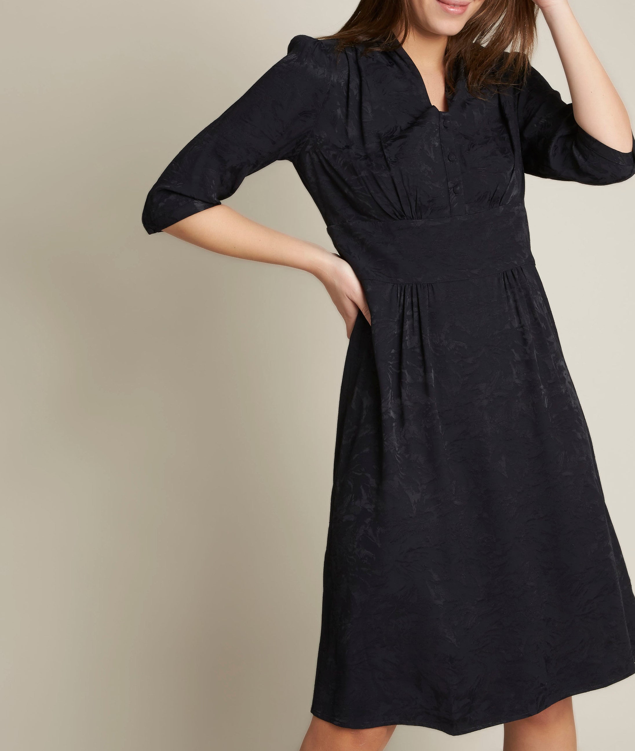 Robe jacquard Carole Faume - seconde main