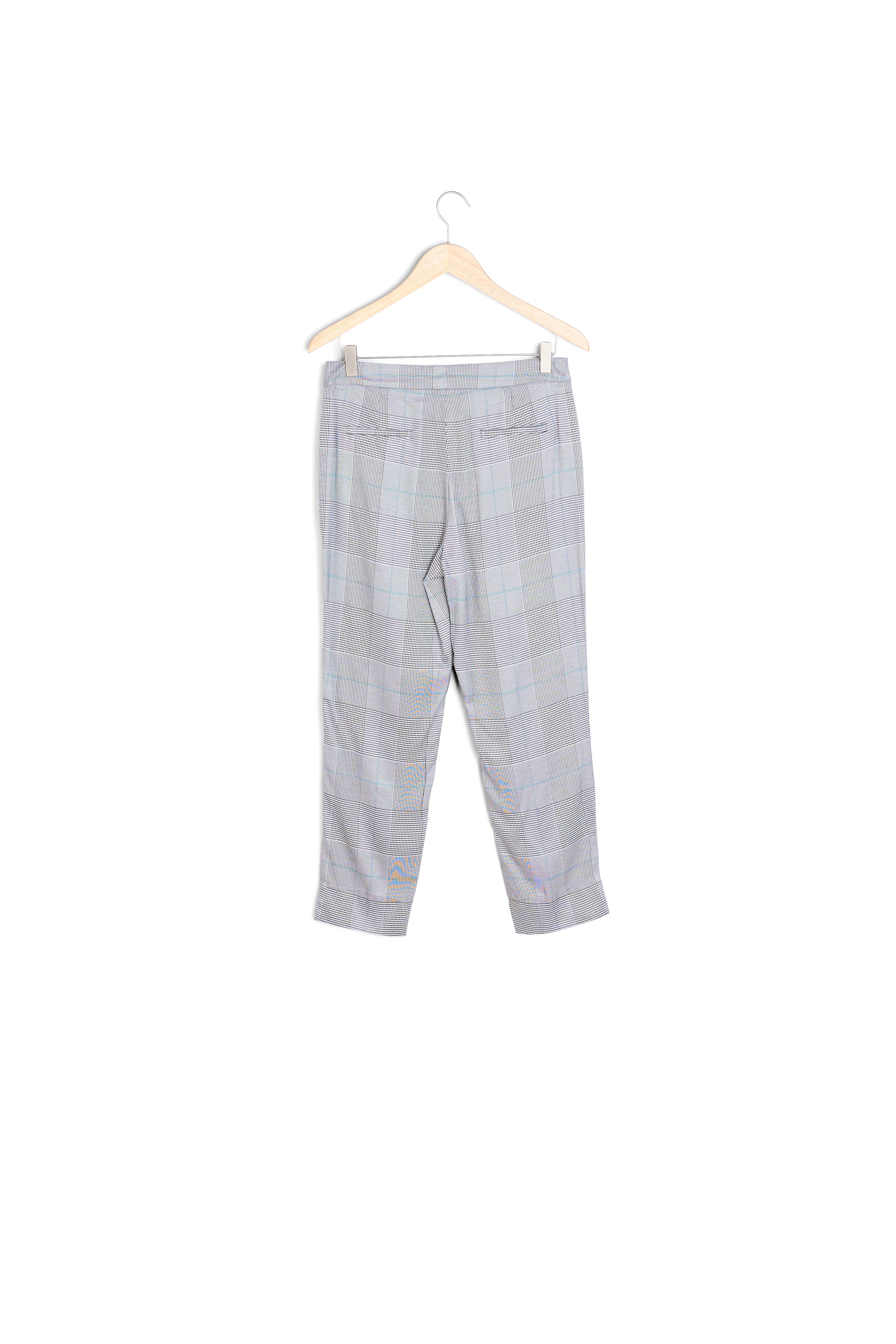 Pantalon cigarette Prince de Galles Lara Faume - seconde main