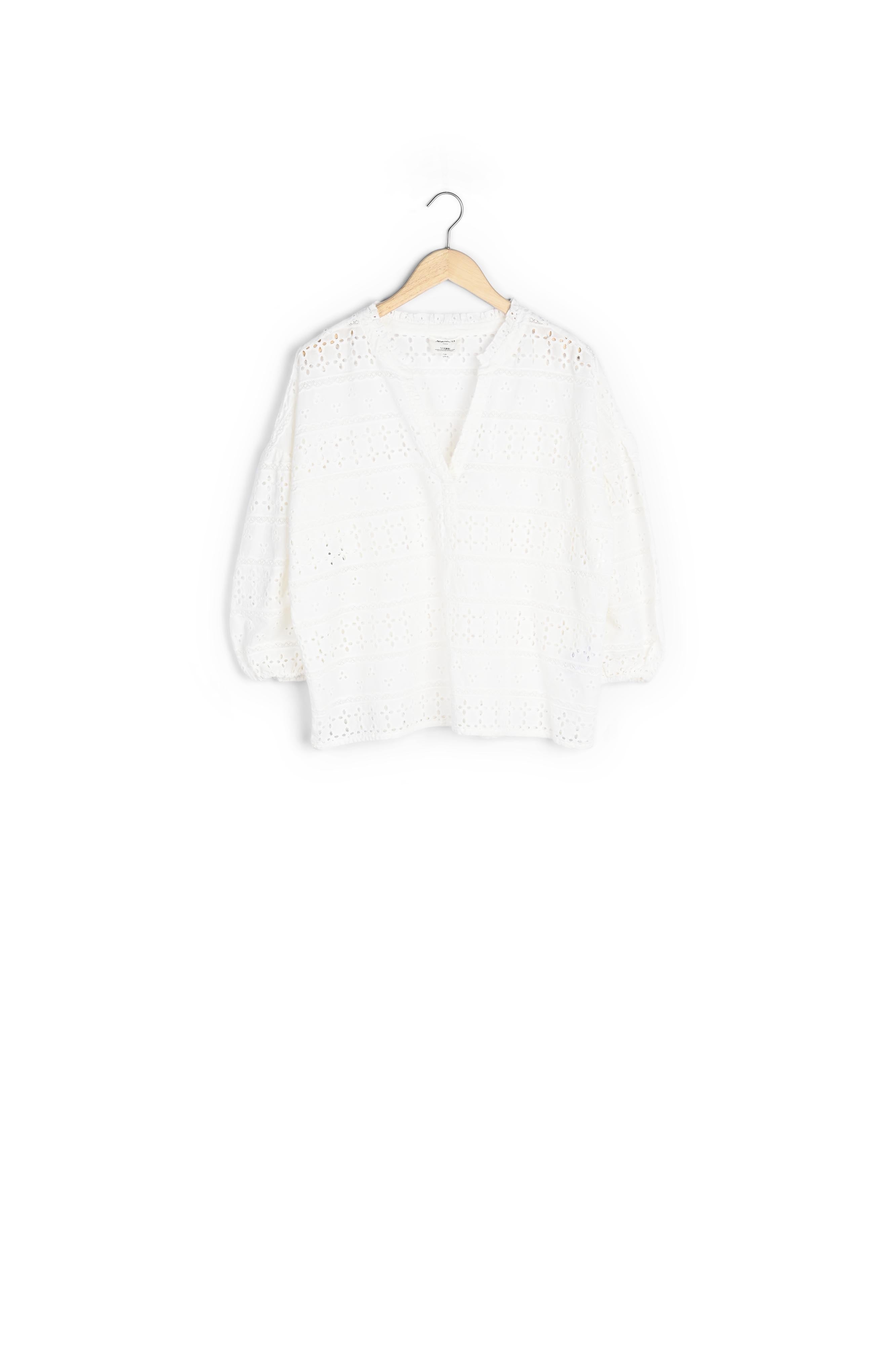 Blouse brodée Cameron Faume - seconde main