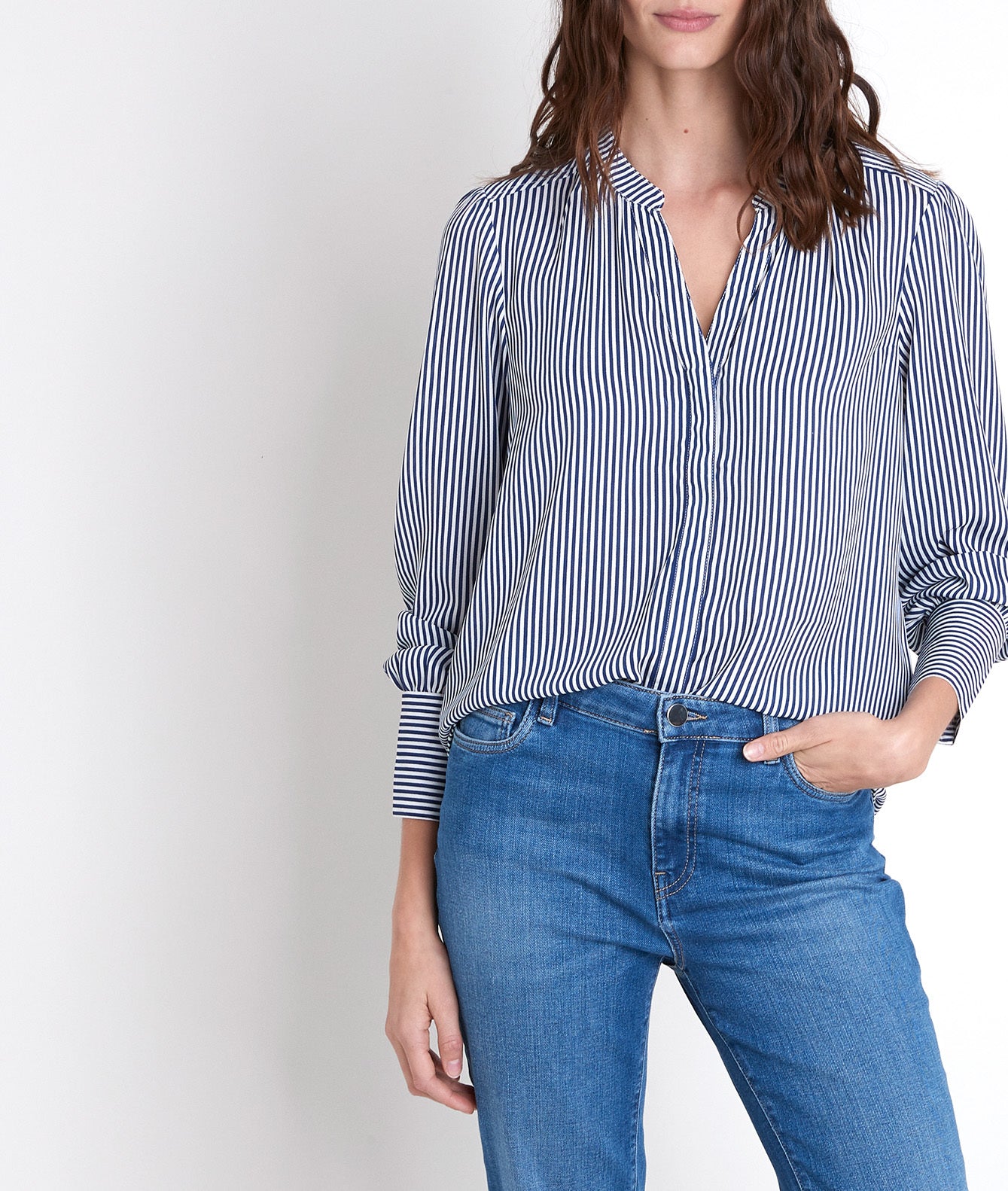 Blouse rayée Theonie Faume - seconde main