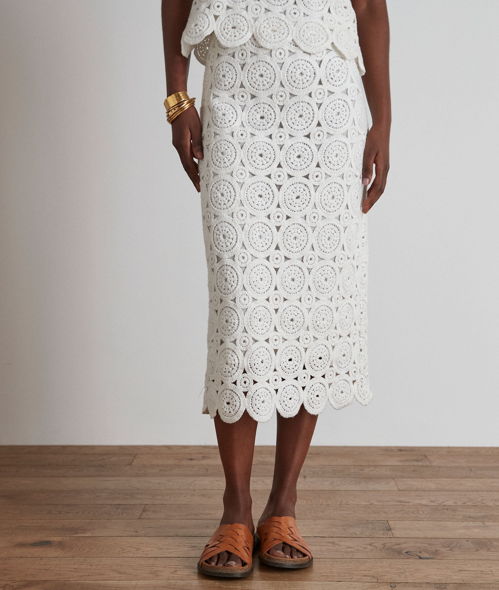 Jupe en crochet Dalia Faume - seconde main