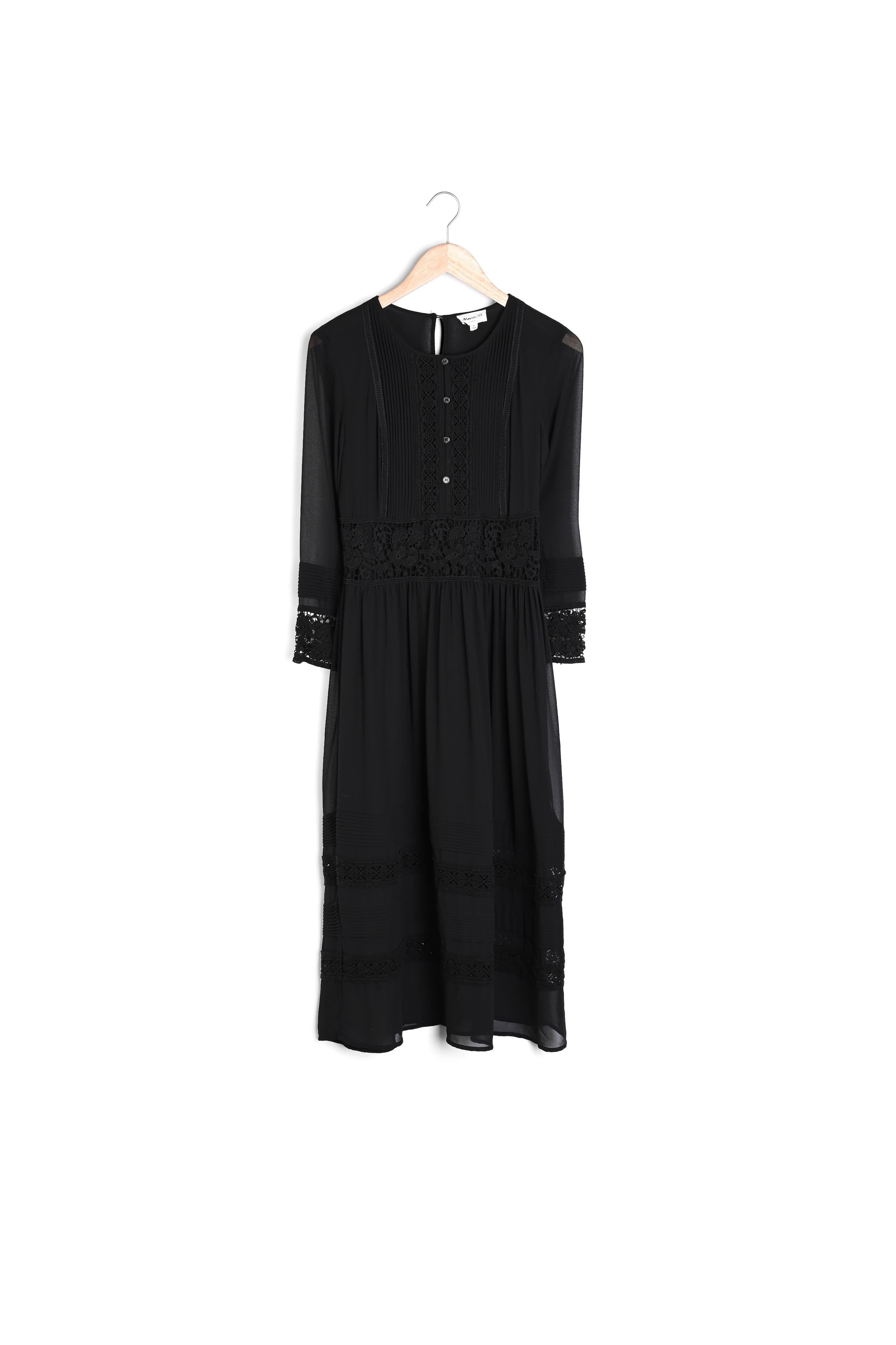 Robe longue en dentelle Charlotte Faume - seconde main