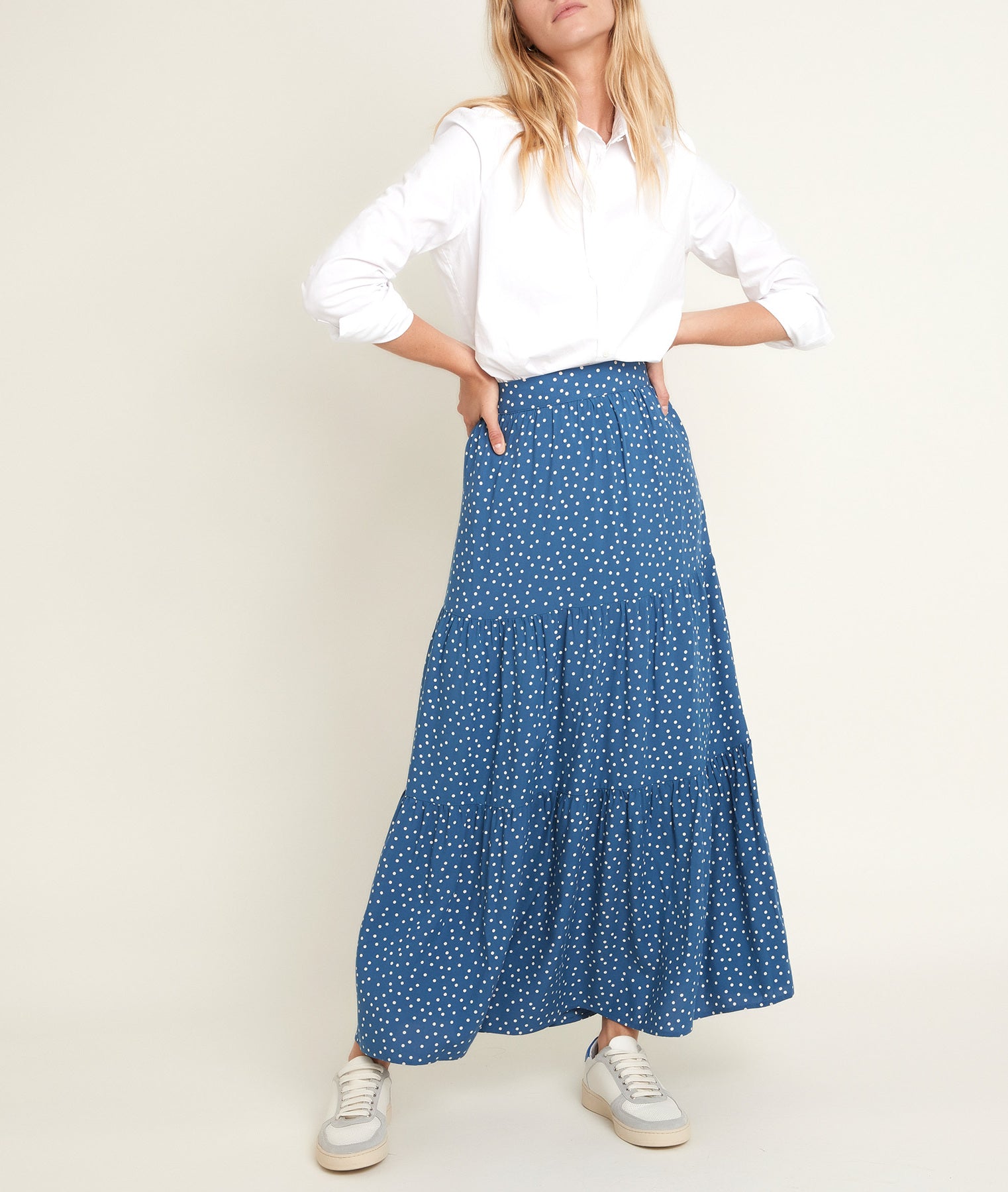 Jupe longue à pois Galila Faume - seconde main