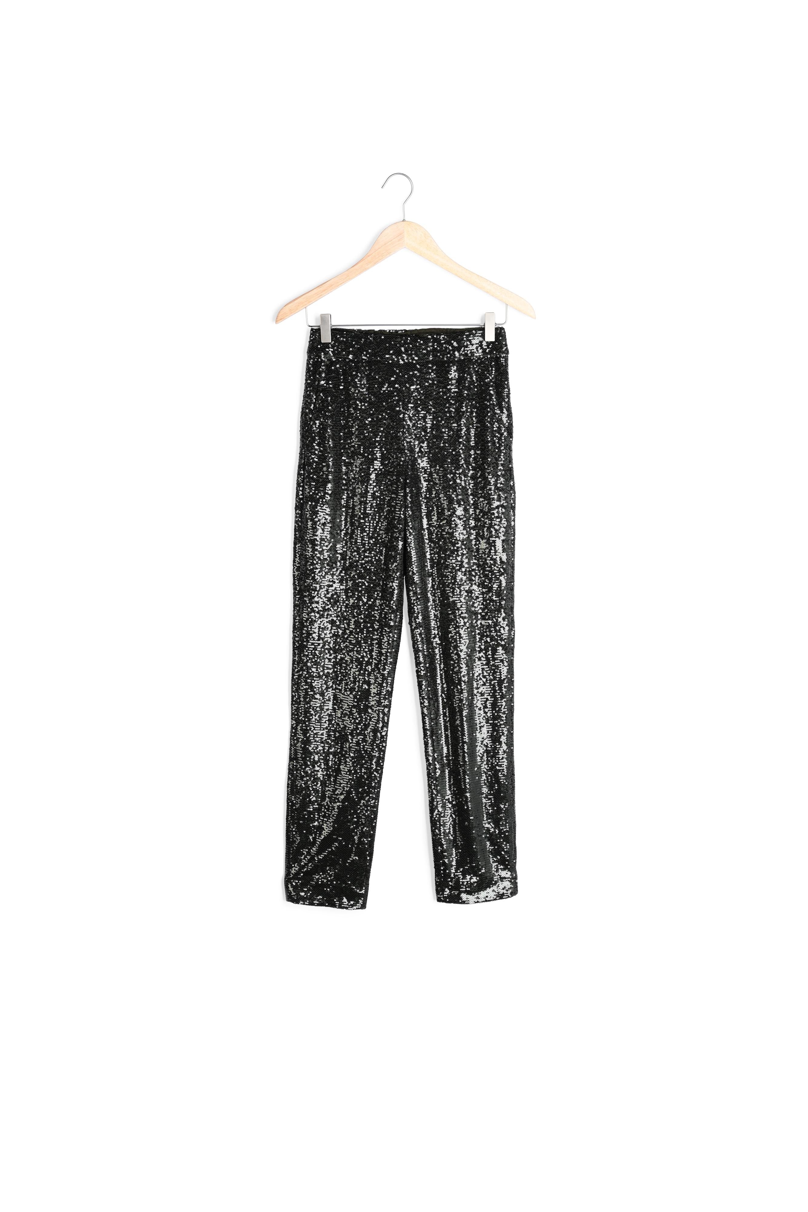 Pantalon chino à paillettes Verona Faume - seconde main