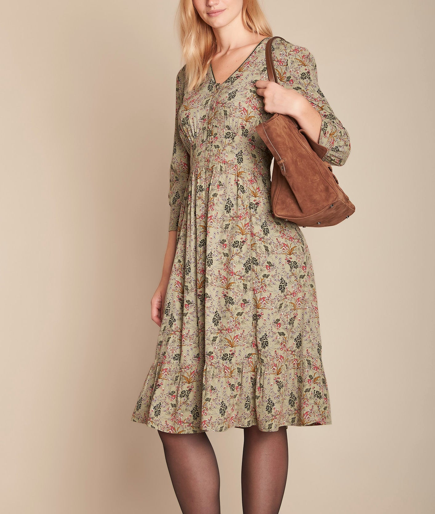 Robe imprimé fleuri Inaya Faume - seconde main