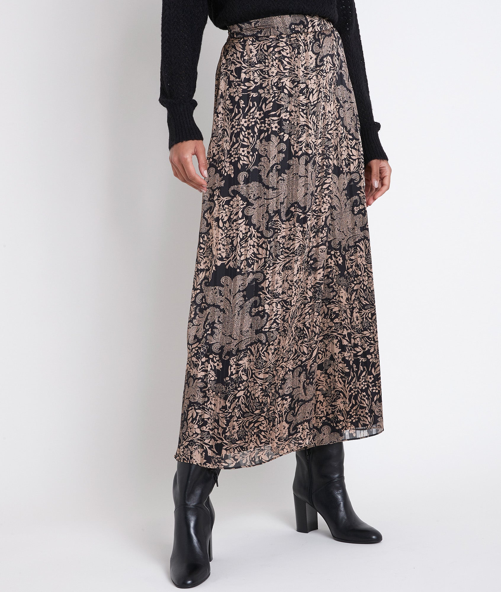 Jupe longue imprimée Ganache Faume - seconde main