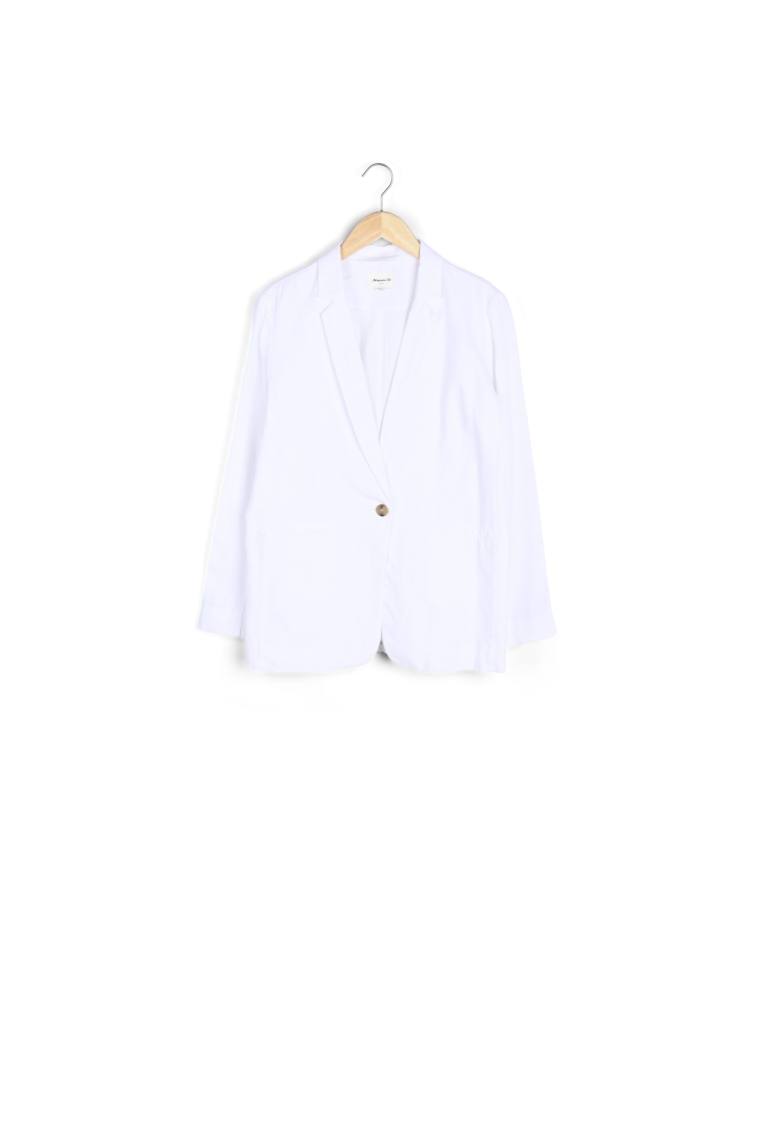 Veste tailleur en lin blanc Frimousse Faume - seconde main