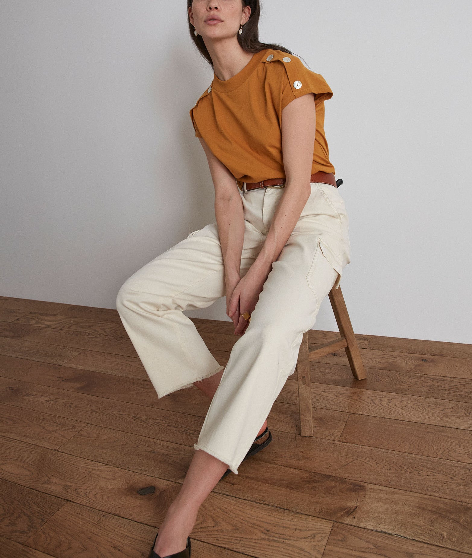 Jean cargo Olga Faume - seconde main