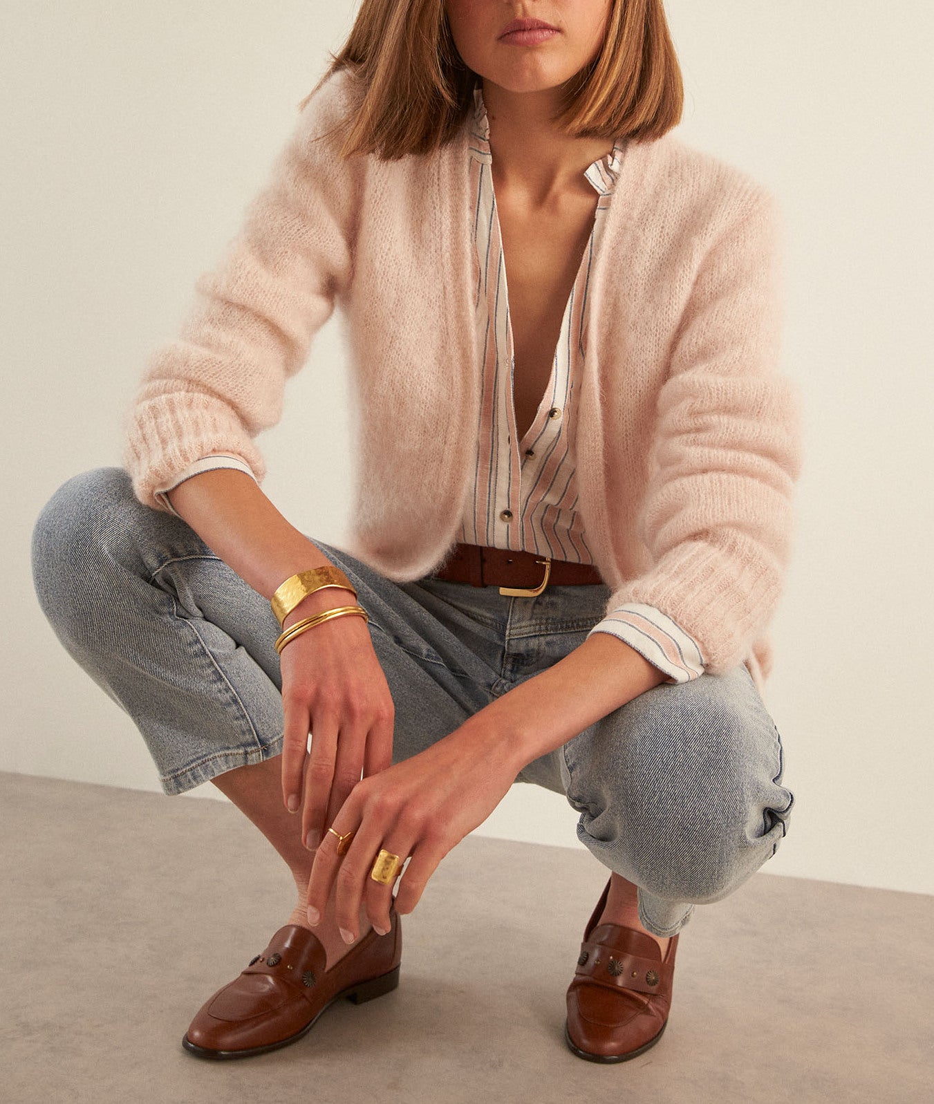 Cardigan en mohair Tamara Faume - seconde main