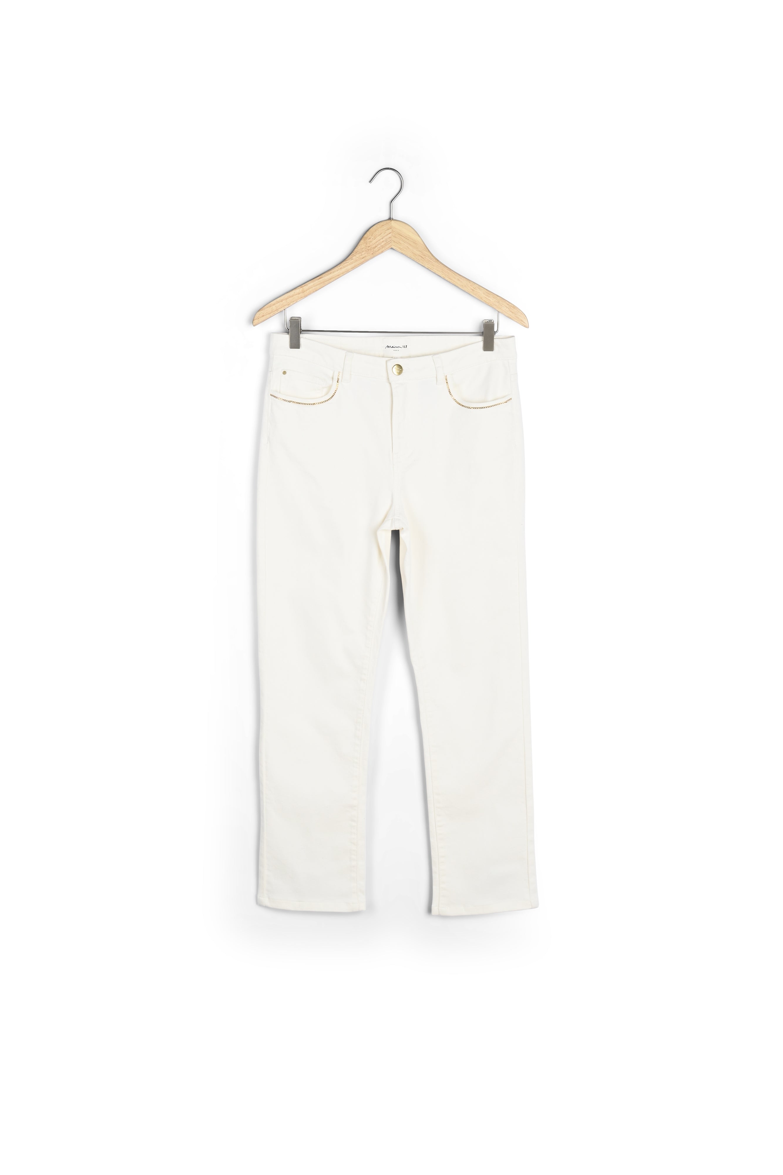 L'Original 123 : jean droit blanc Sonia Faume - seconde main