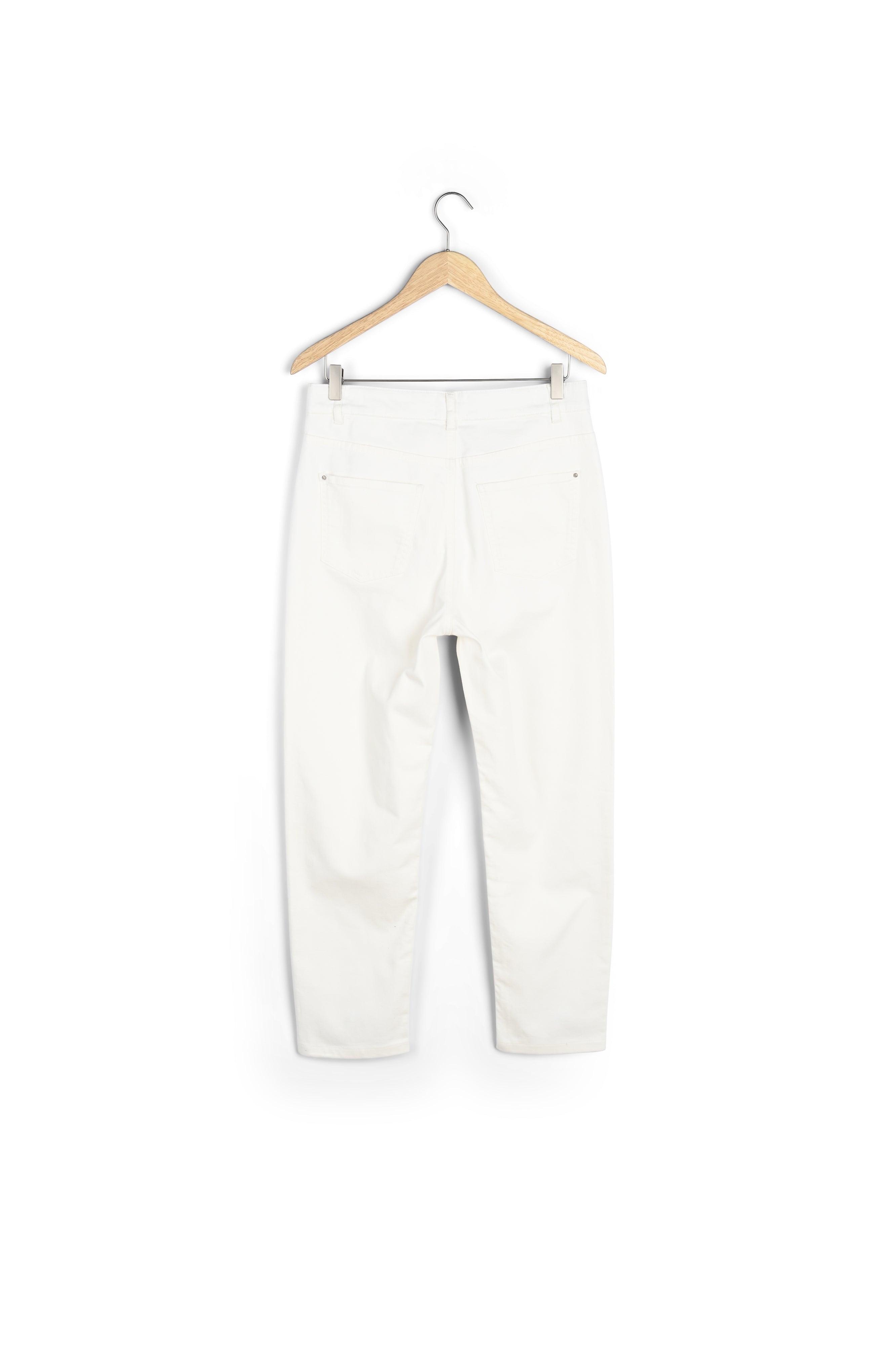 L'iconique jean mum en coton écru Solene Faume - seconde main