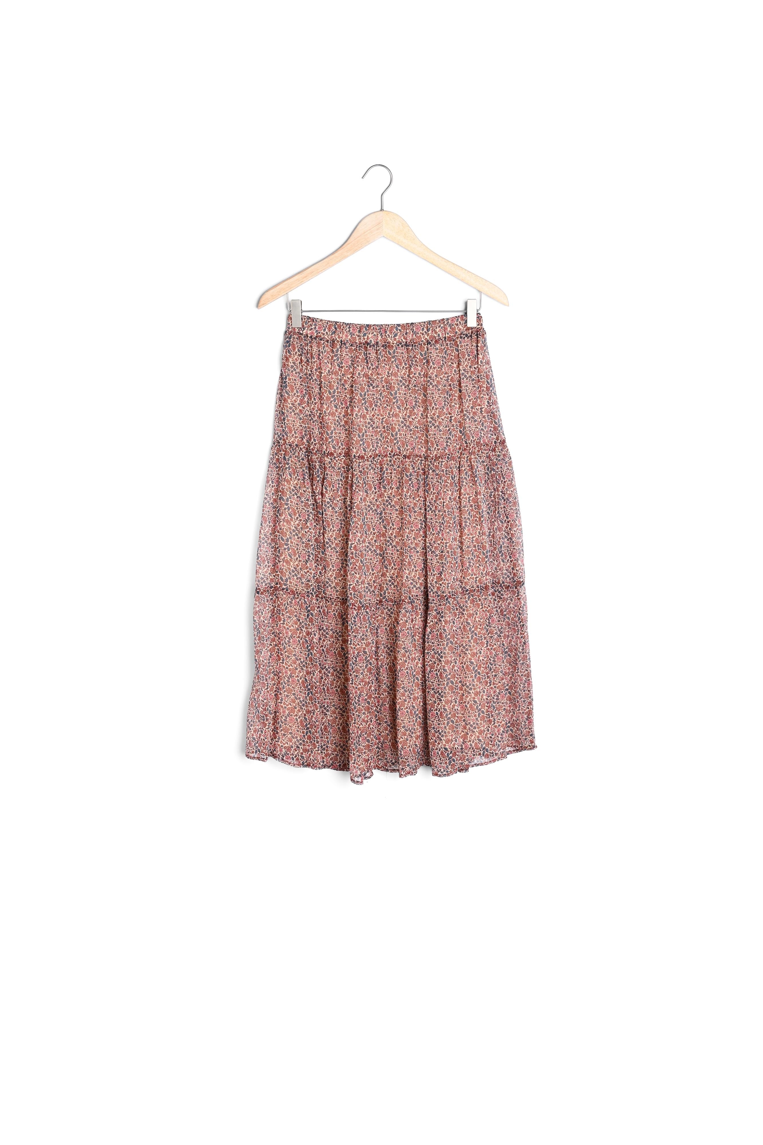 Jupe longue imprimée Giorgia Faume - seconde main