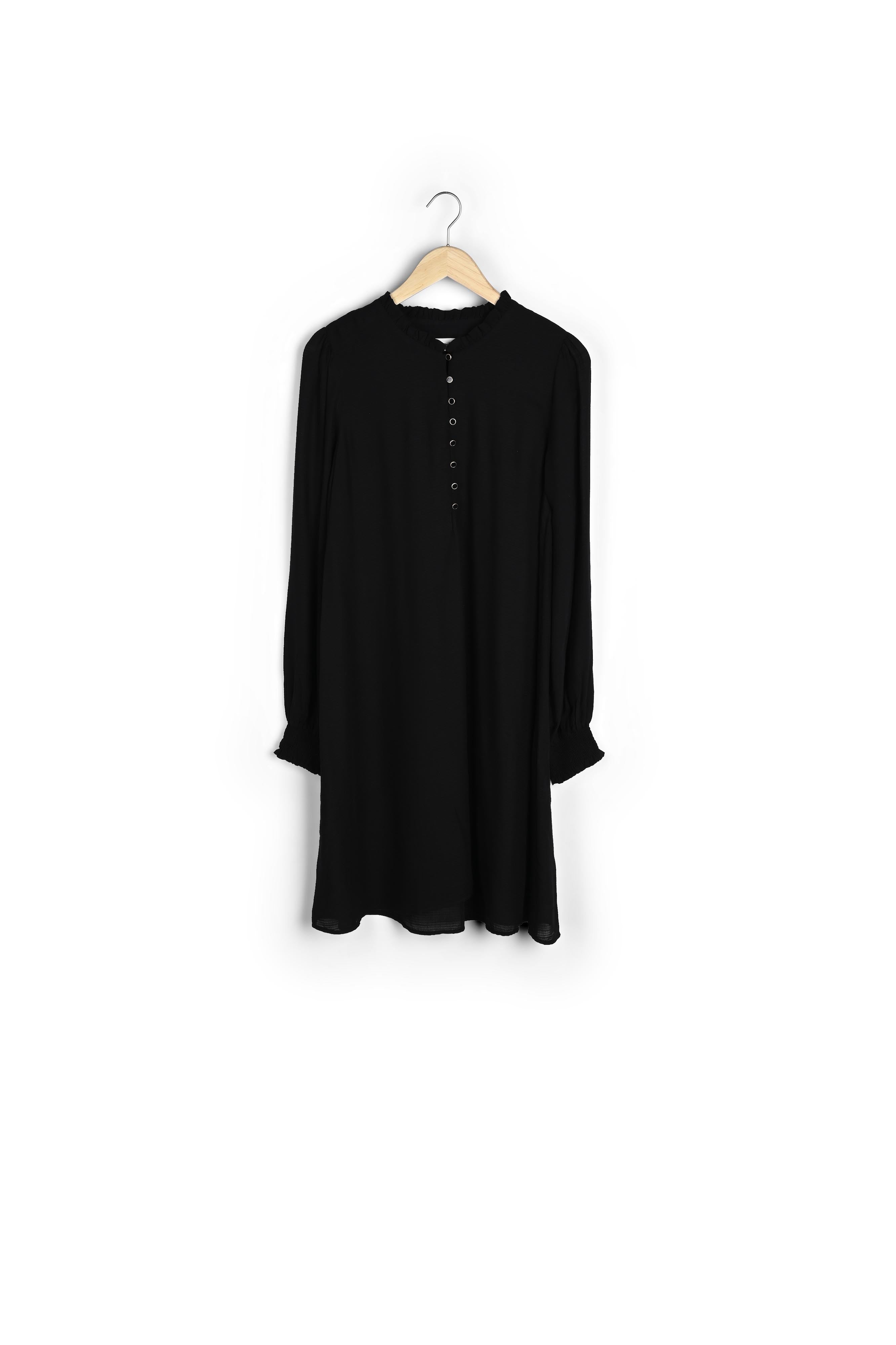 Robe noire courte et fluide Horlane Faume - seconde main