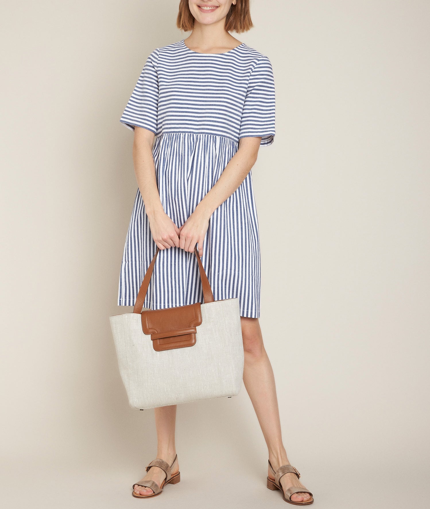 Robe rayée Chaima Faume - seconde main