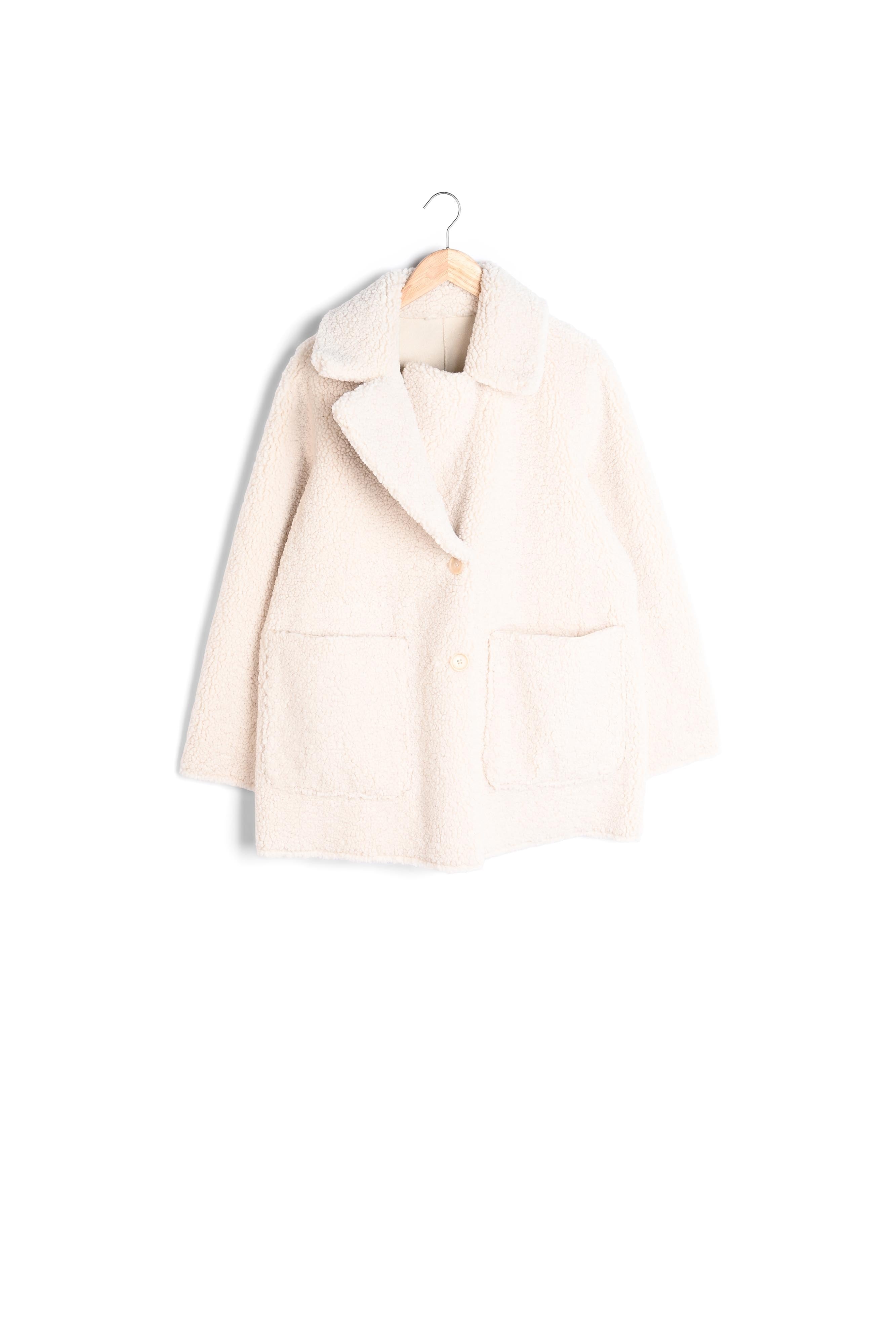 Manteau fourré Odelie Faume - seconde main