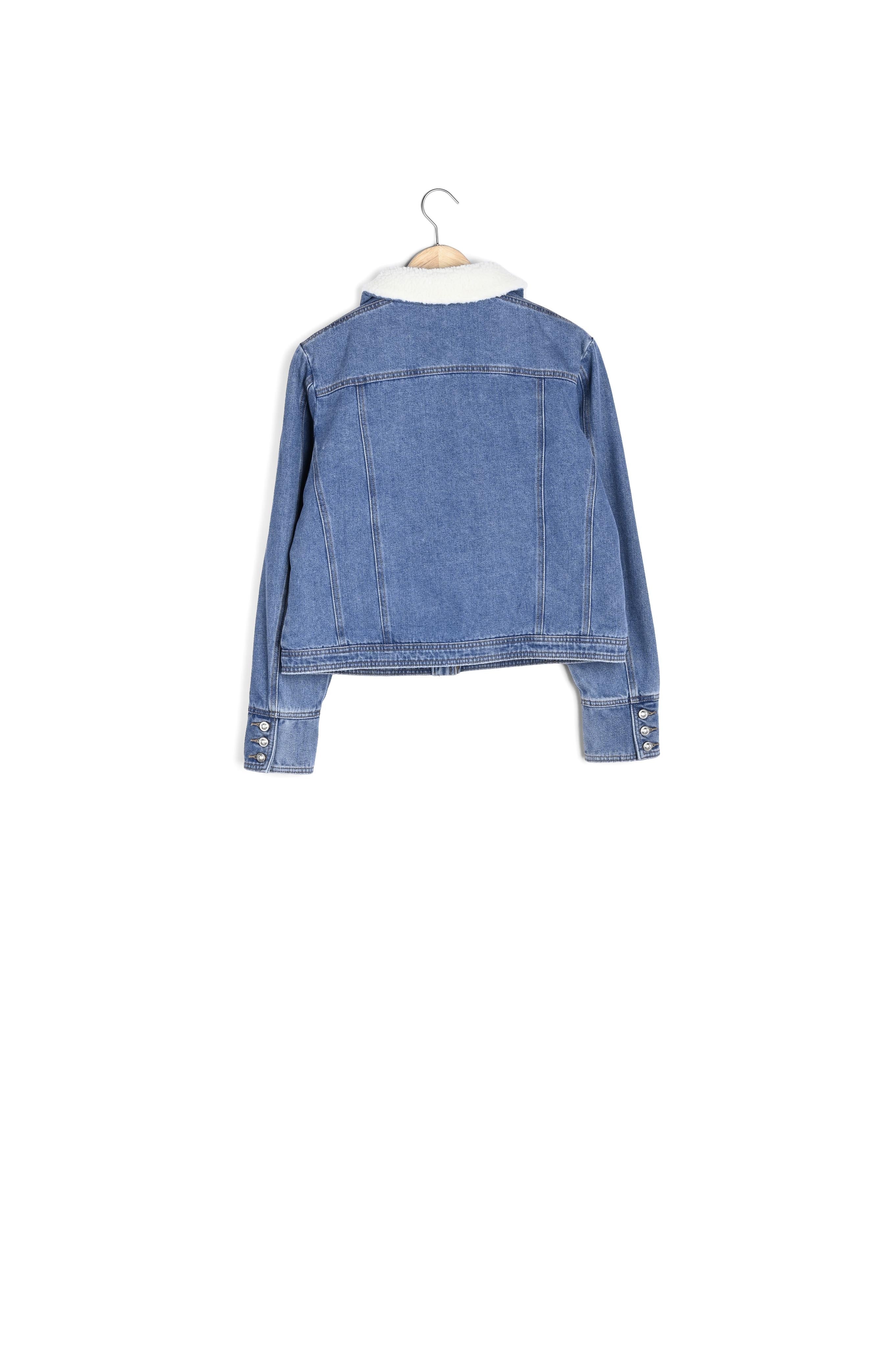 Veste en jean fausse fourrure Panache Faume - seconde main