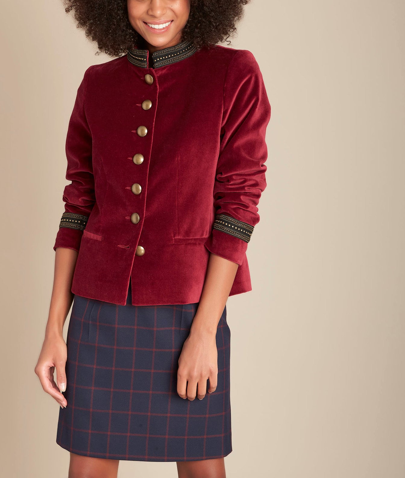 Veste velours Bella Faume - seconde main