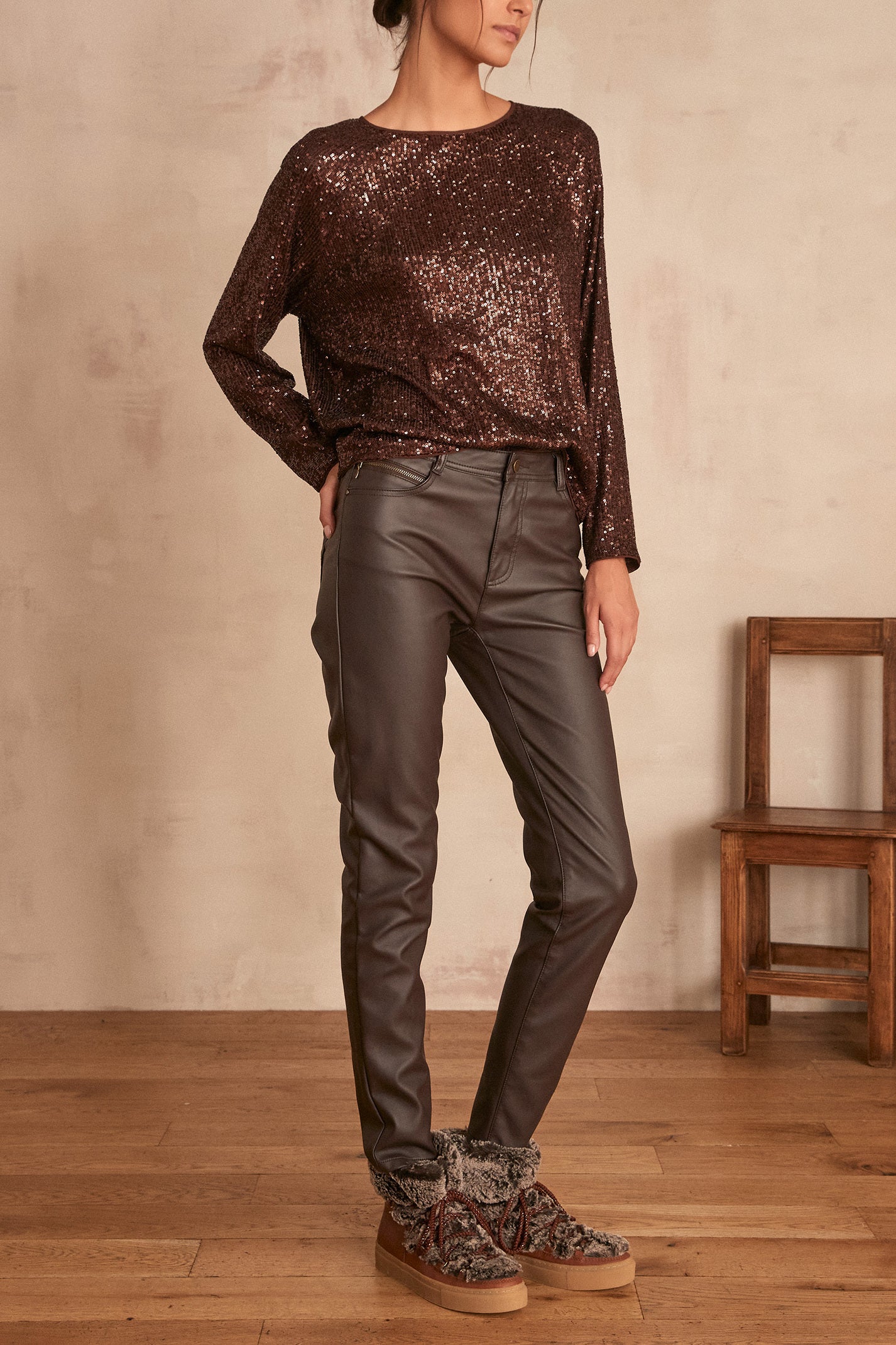 Pantalon slim SULTAN Faume - seconde main