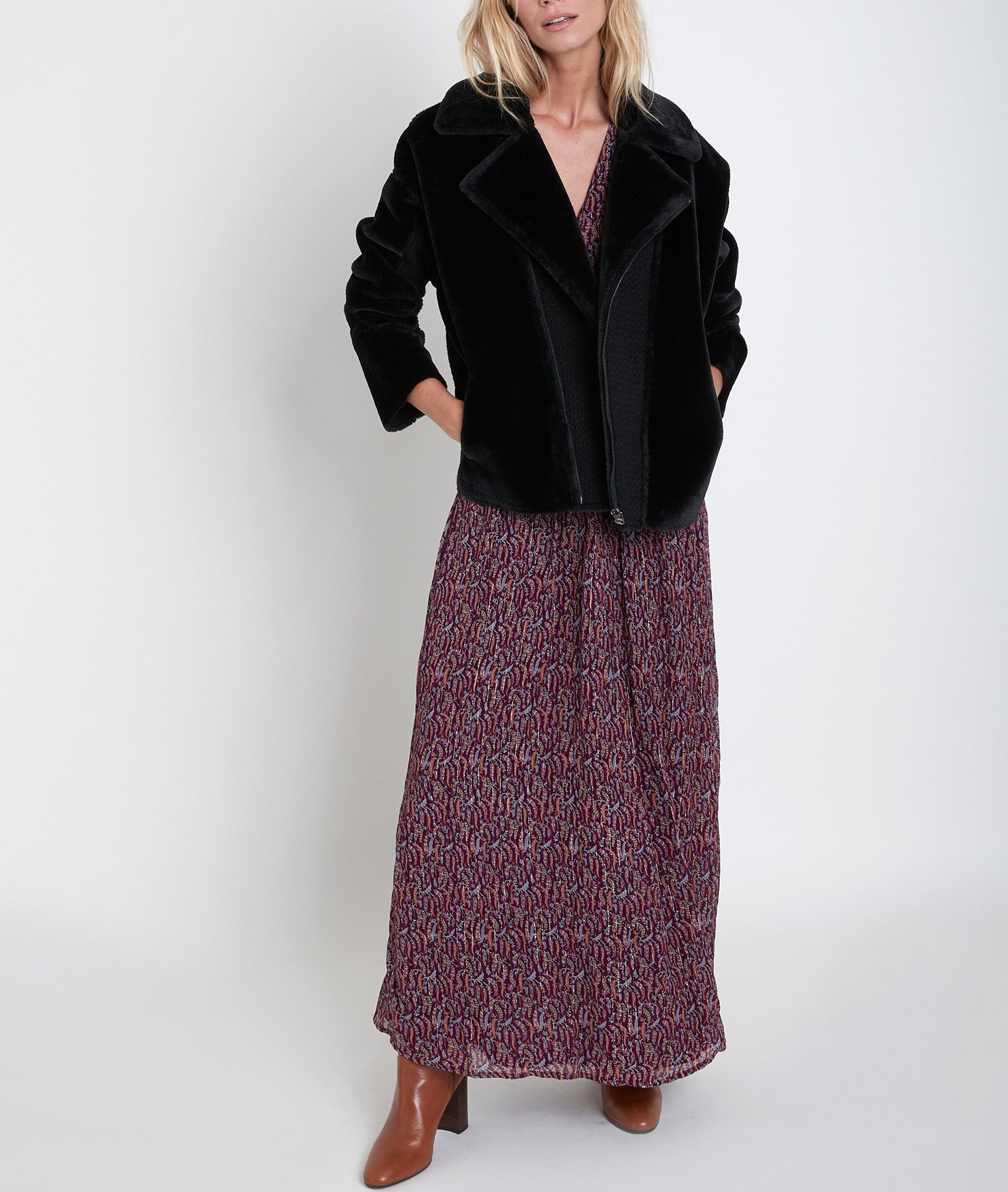 Manteau en fausse fourrure Imiaki Faume - seconde main