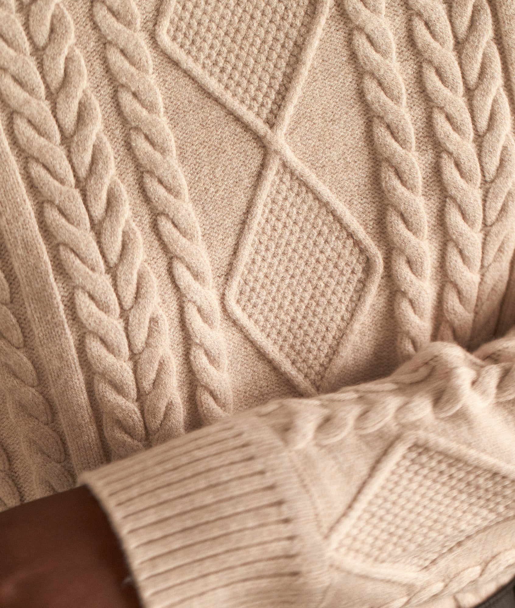 Pull torsadé en viscose EcoVero ecru Basso Faume - seconde main