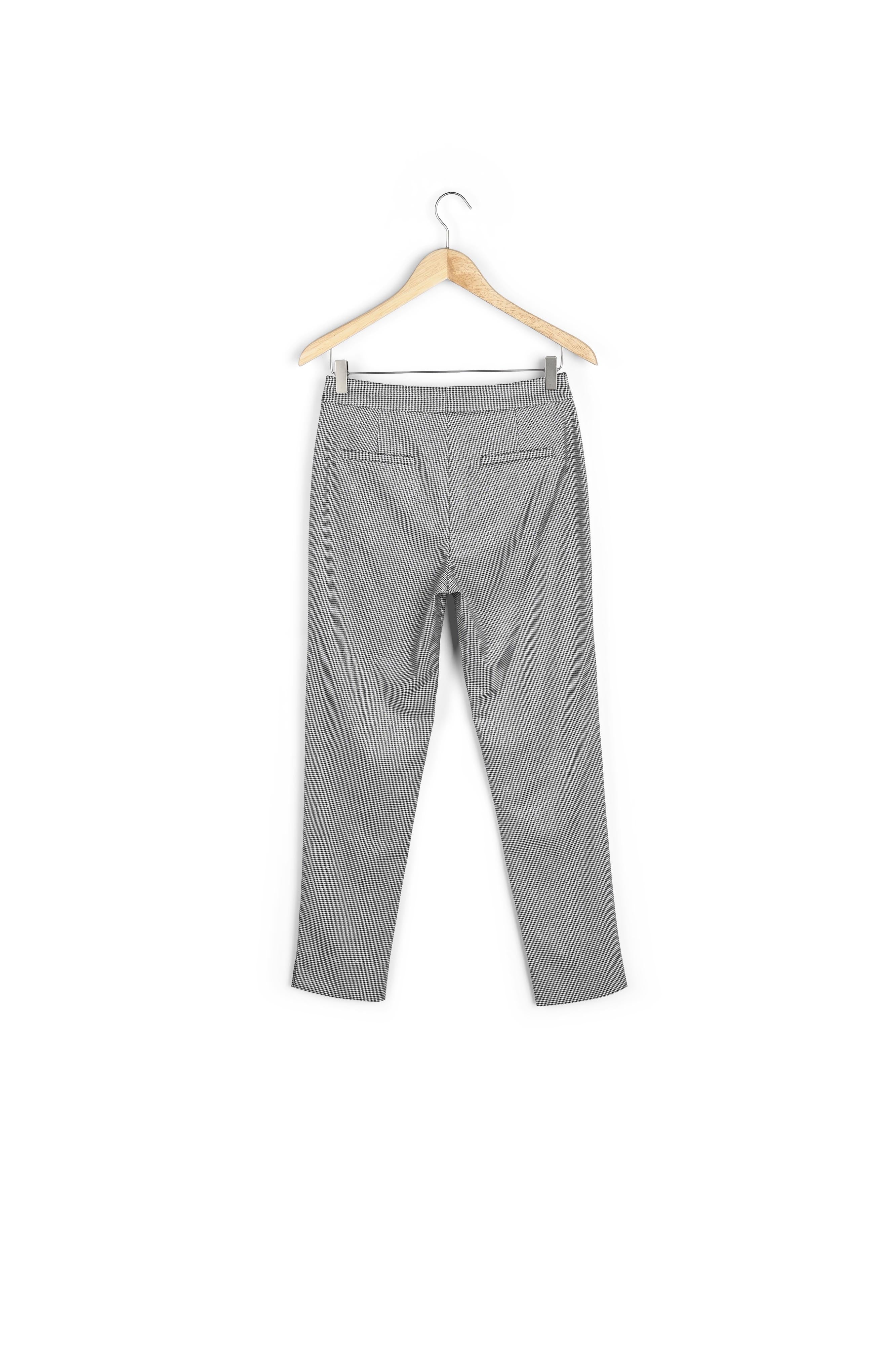 Pantalon cigarette pied de poule Lara Faume - seconde main