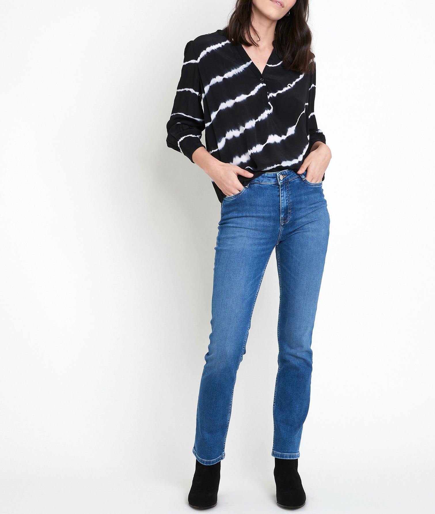 Blouse tie and dye Tylia Faume - seconde main