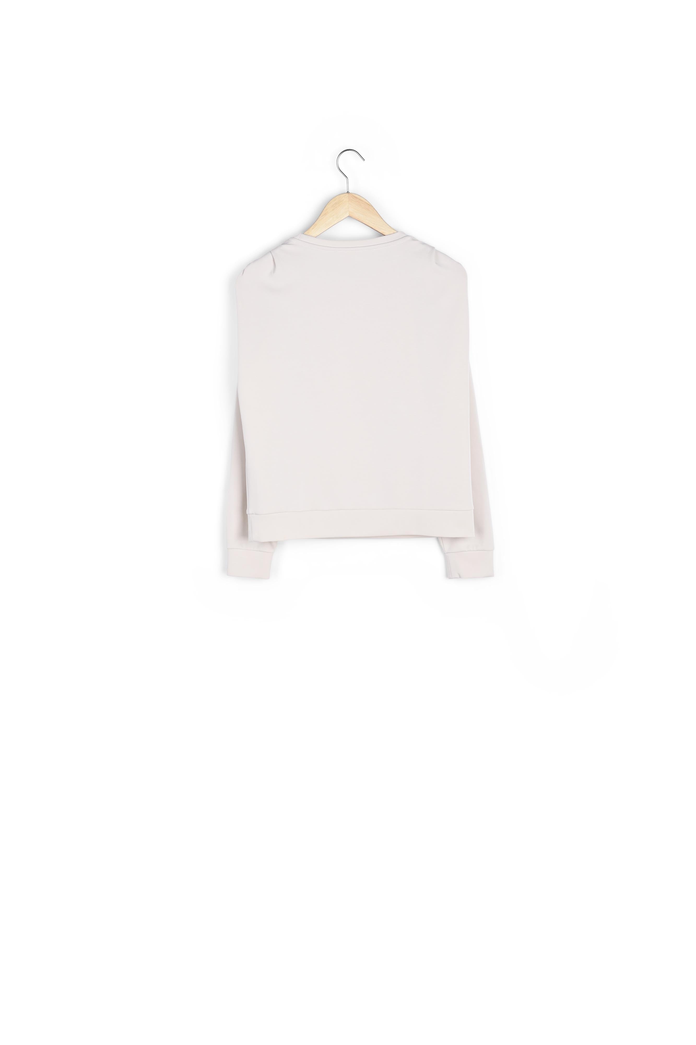 Sweat-shirt léger à épaulettes écru Ice Faume - seconde main